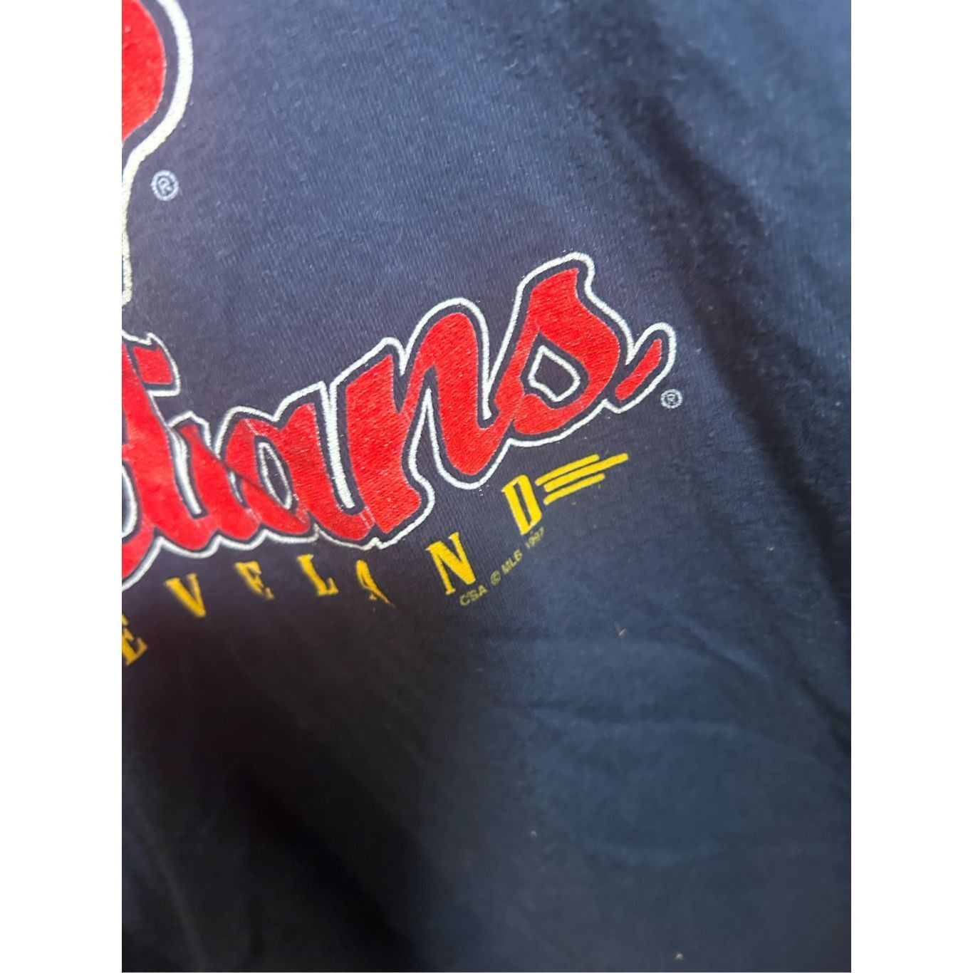 Vintage Vintage 1997 Cleveland Indians chief WAHOO Logo Championship Size US L / EU 52-54 / 3 - 3 Thumbnail