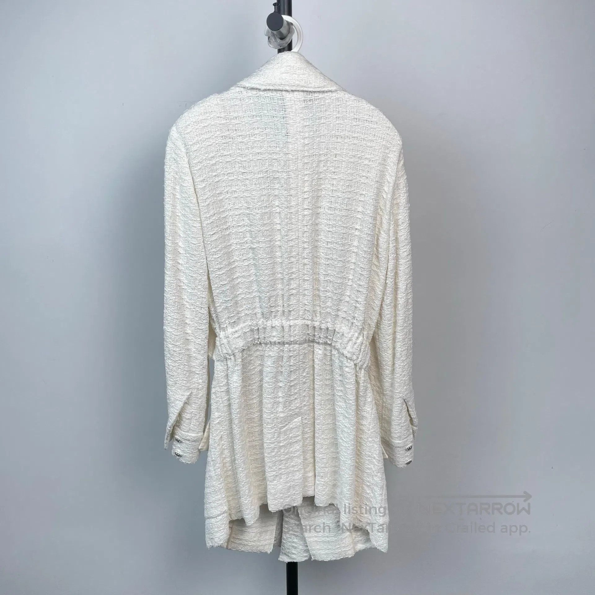 Chanel Chanel White Ribbon Dress Jacket| Size XS / US 0-2 / IT 36-38 - 3 Thumbnail