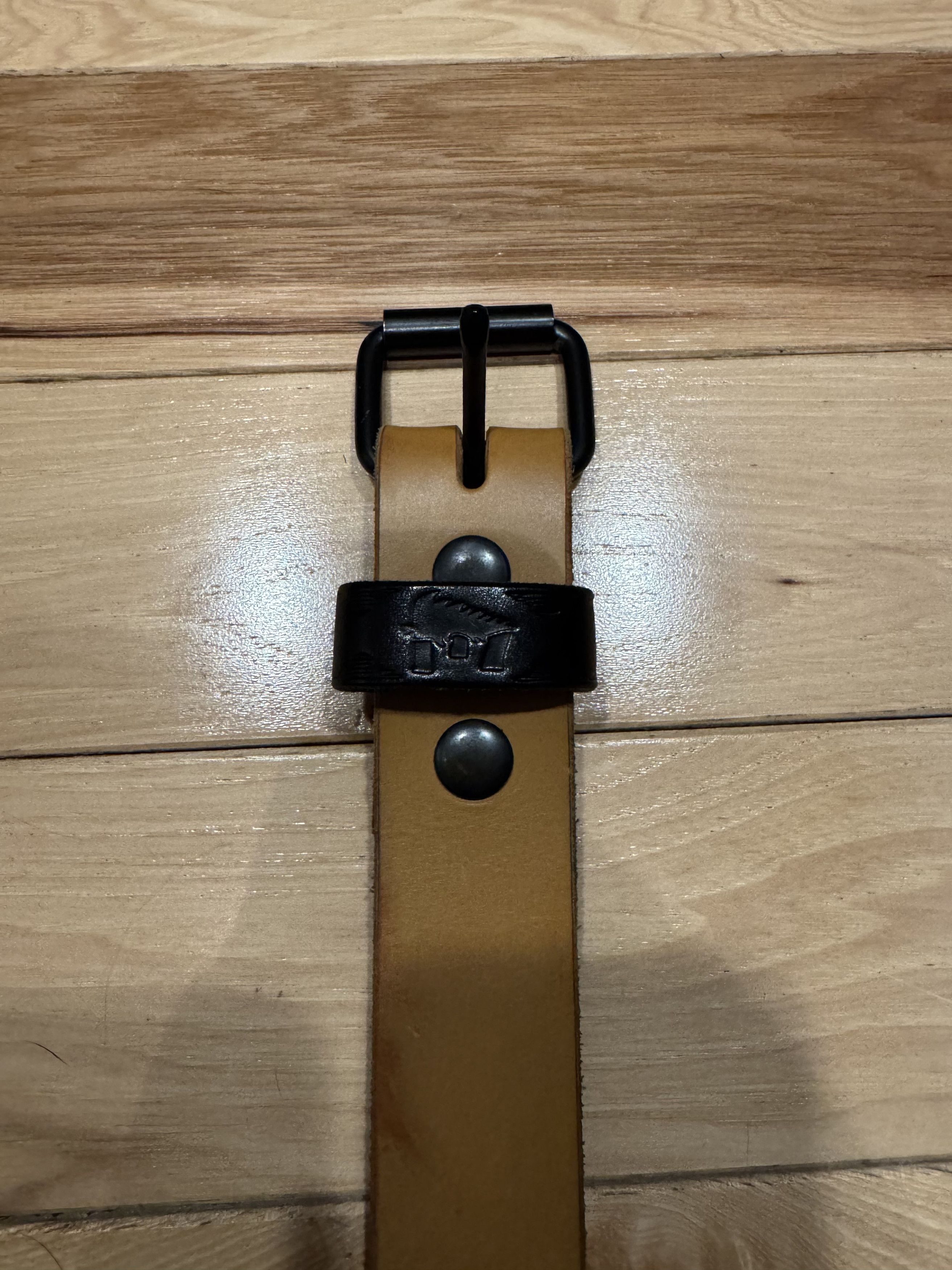 Ewing Dry Goods Ewing Dry Goods English Bridle Minimalist Belt London Tan Size 36 - 2 Thumbnail