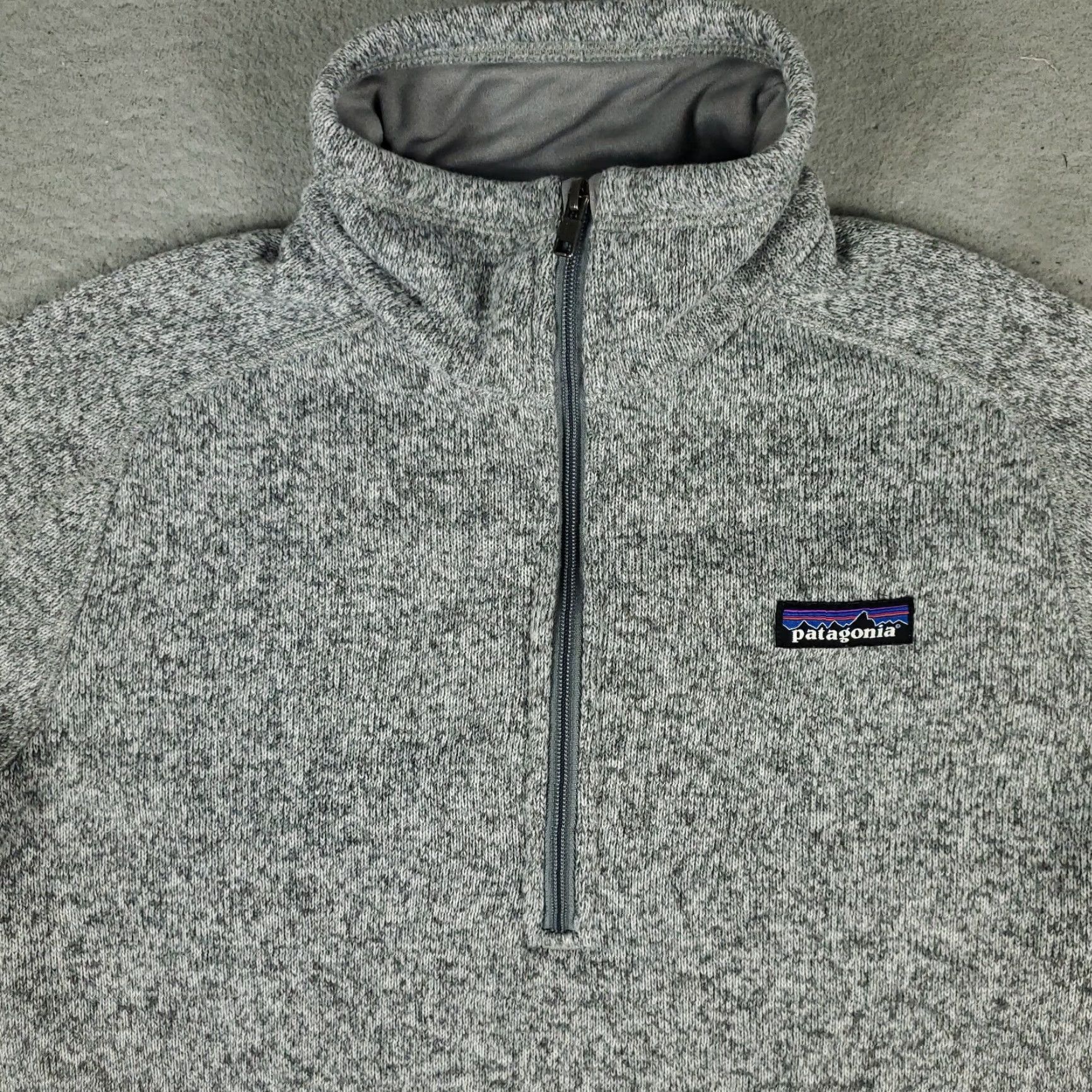 Patagonia Patagonia Sweater Womens M Gray 1/4 Zip Pullover Size M / US 6-8 / IT 42-44 - 2 Thumbnail