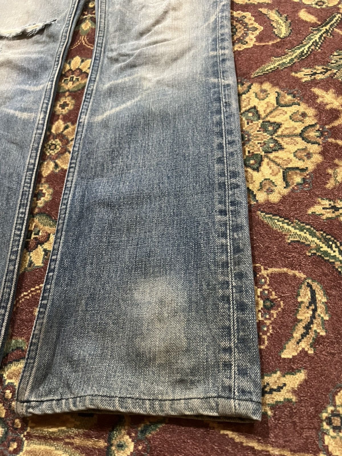 Japanese Brand ROAR CROSS PISTOL DISTRESSED JEANS Size 30" / US 8 / IT 44 - 5 Thumbnail