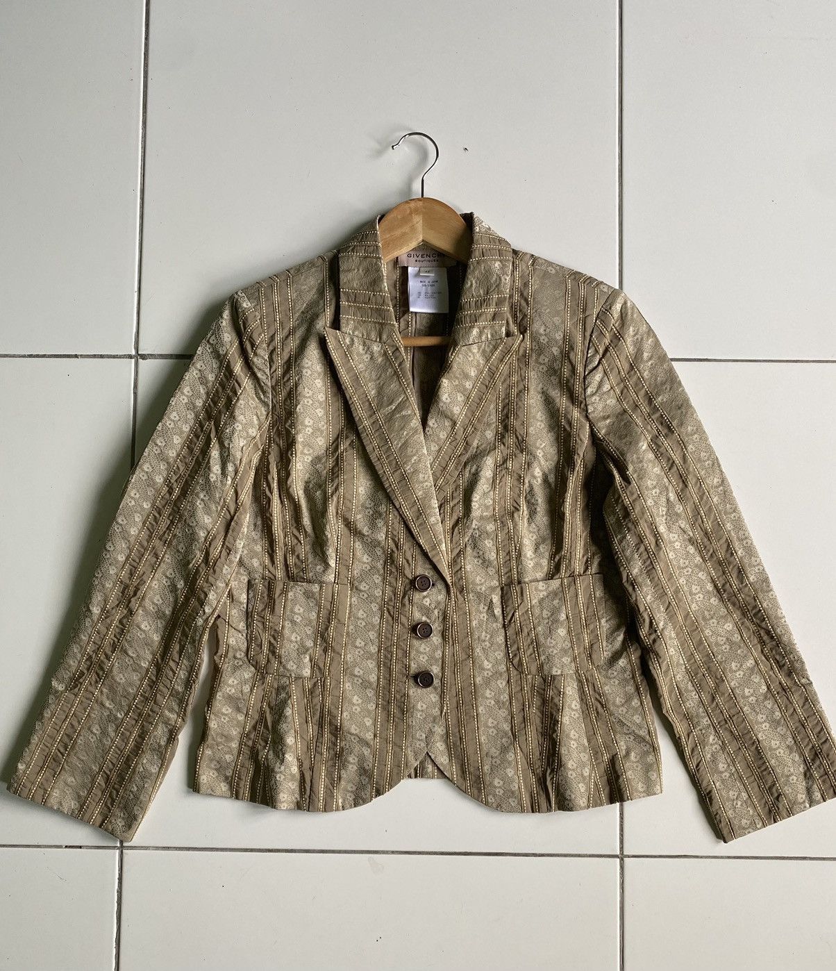 Givenchy Givenchy striped flowers Cropped coats Size M / US 6-8 / IT 42-44 - 1 Thumbnail