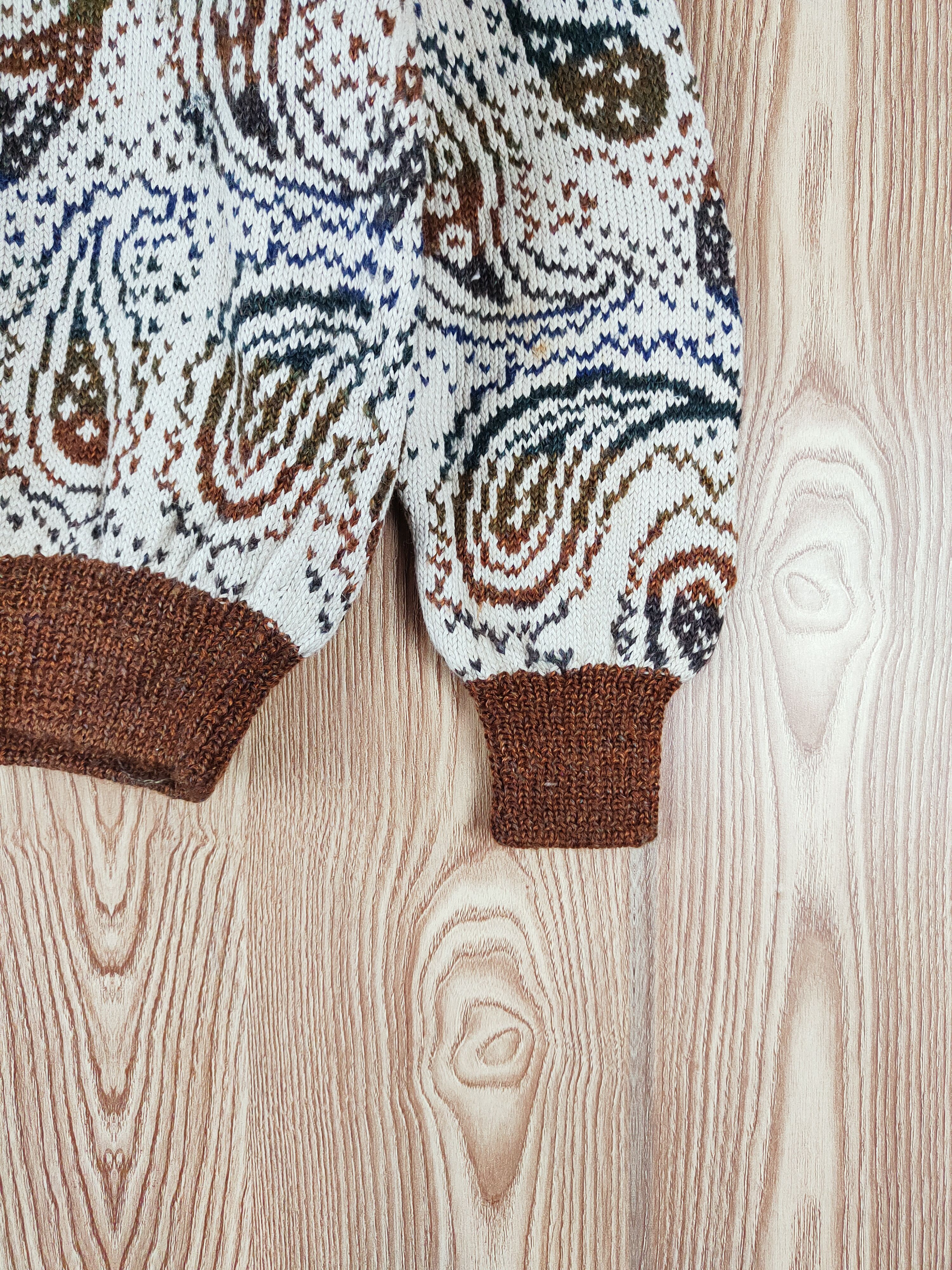 Vintage Japanese Brand Brown Knitwear Sweatshirts #W429 Size XS / US 0-2 / IT 36-38 - 6 Thumbnail