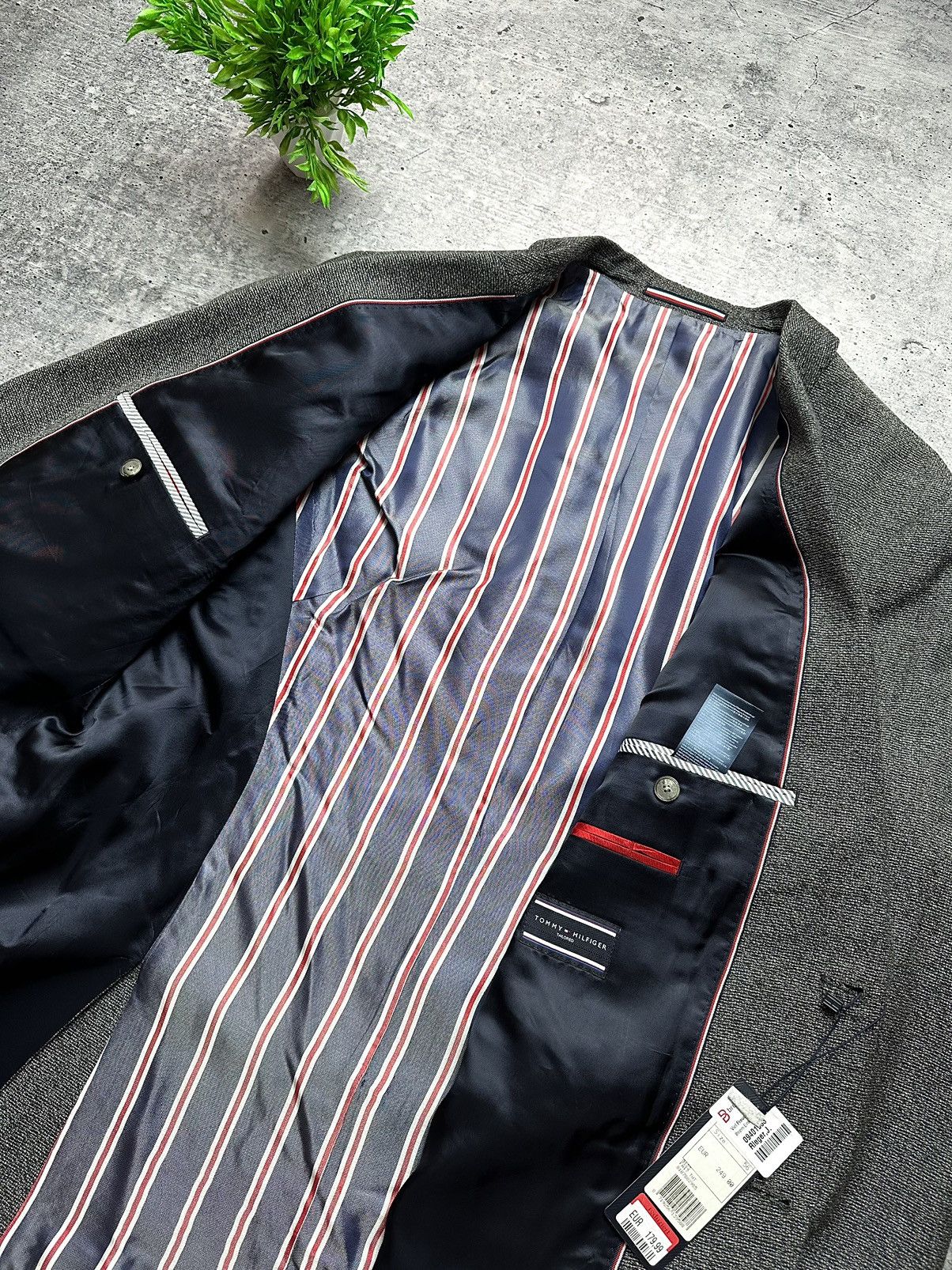 Designer × Tommy Hilfiger NEW Tommy Hilfiger Wool Blazer Suit Size 54L - 5 Thumbnail