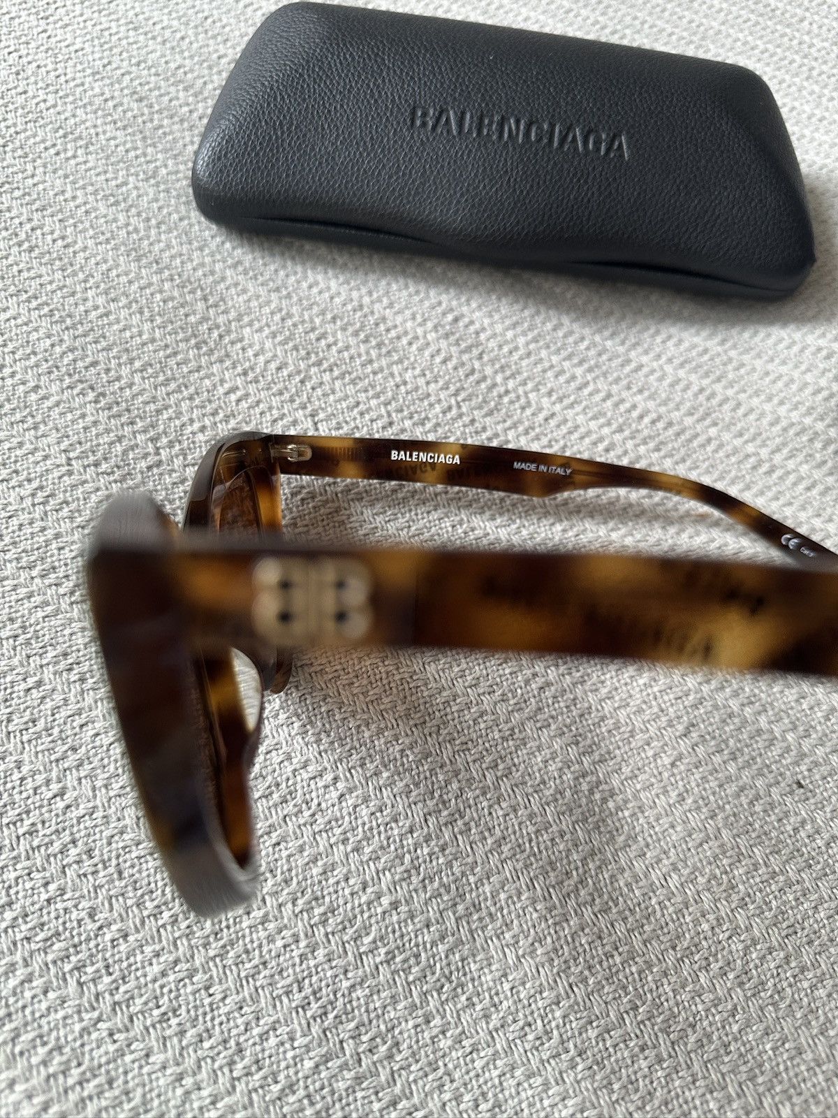 Balenciaga Balenciaga Tortoiseshell Sunglasses Size ONE SIZE - 6 Thumbnail
