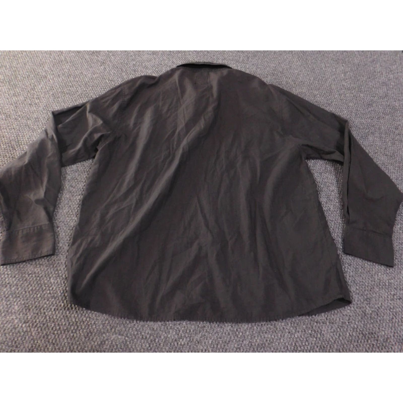 Enyce Enyce Shirt XL gray mens button-up retro pockets long sleeve Size US XL / EU 56 / 4 - 7 Thumbnail