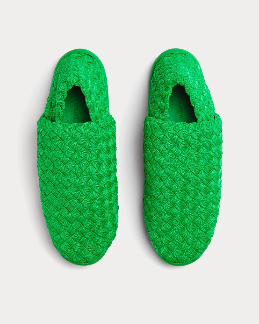 Bottega Veneta o1n1vont0725 Intrecciato Sneakers in Fabric Grass Size US 7.5 / EU 40-41 - 2 Thumbnail