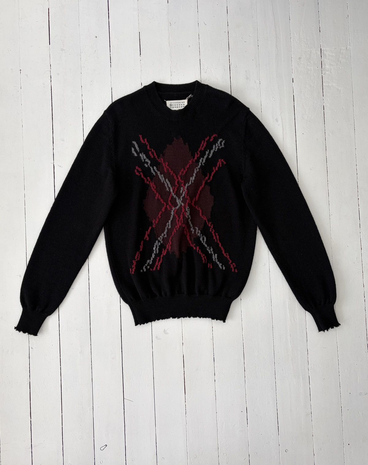 Maison Margiela Maison Margiela Aw16 Argyle Sweater Size US L / EU 52-54 / 3 - 1 Thumbnail