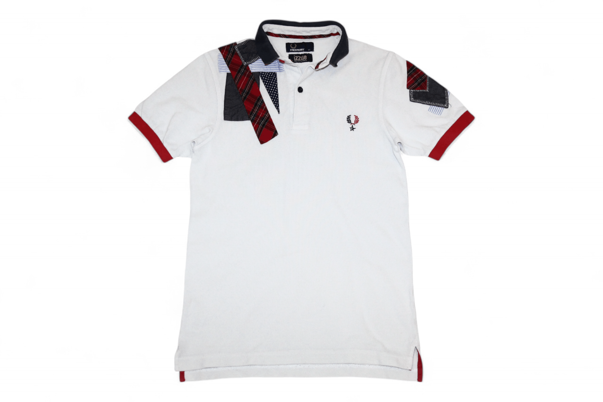 Fred Perry Fred Perry x IZZUE Patchwork Pique Polo Shirt Size US XS / EU 42 / 0 - 12 Thumbnail
