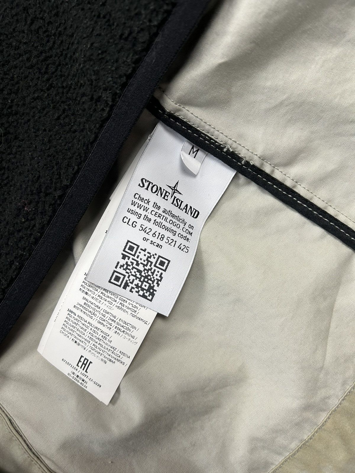 Stone Island Stone Island Ice Jacket SI Check Grid Camo A/W 2017 Size US M / EU 48-50 / 2 - 9 Thumbnail