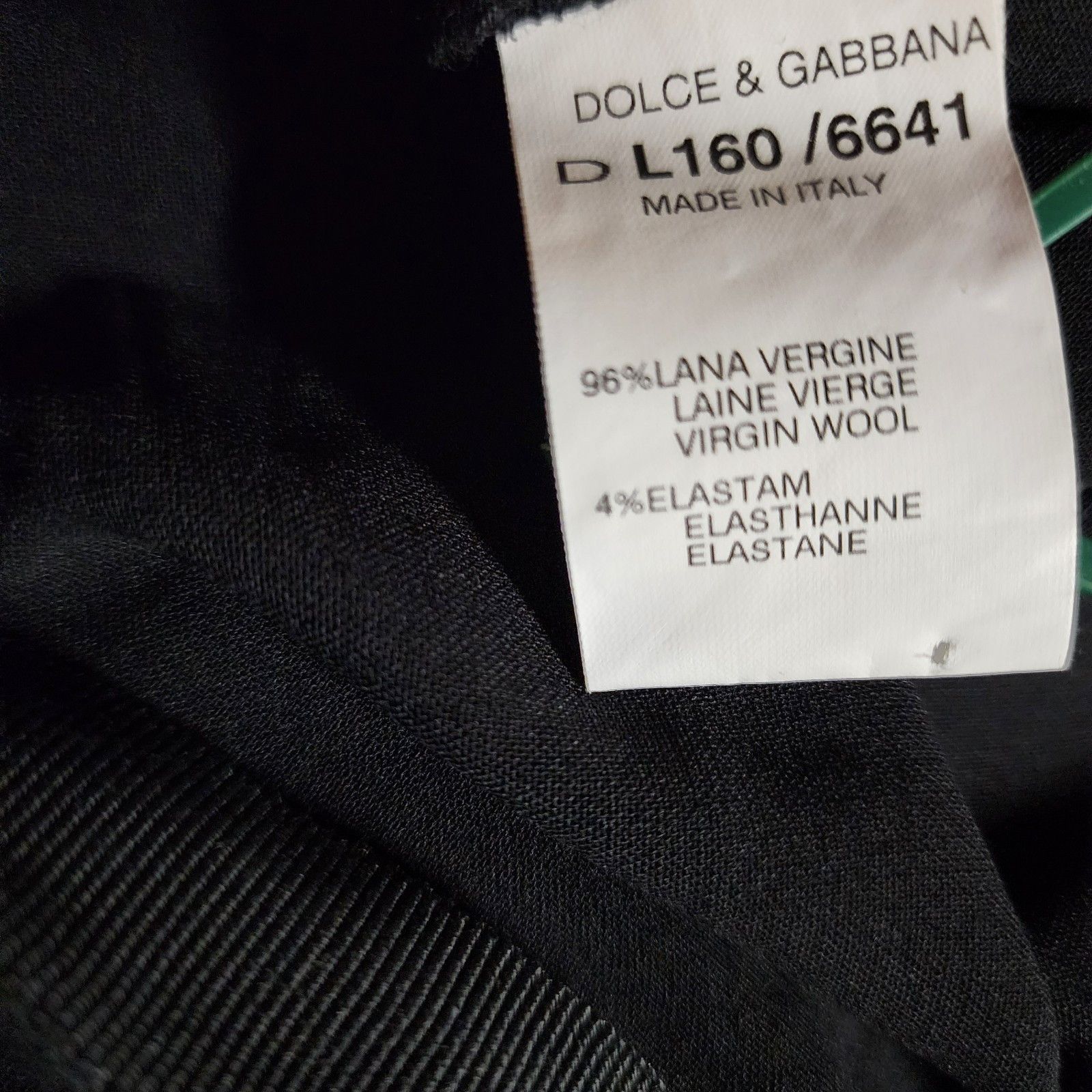 Dolce & Gabbana Dolce & Gabbana Vintage Wool Skirt – Size 6 – Black – 1990s Size 28" / US 6 / IT 42 - 4 Thumbnail