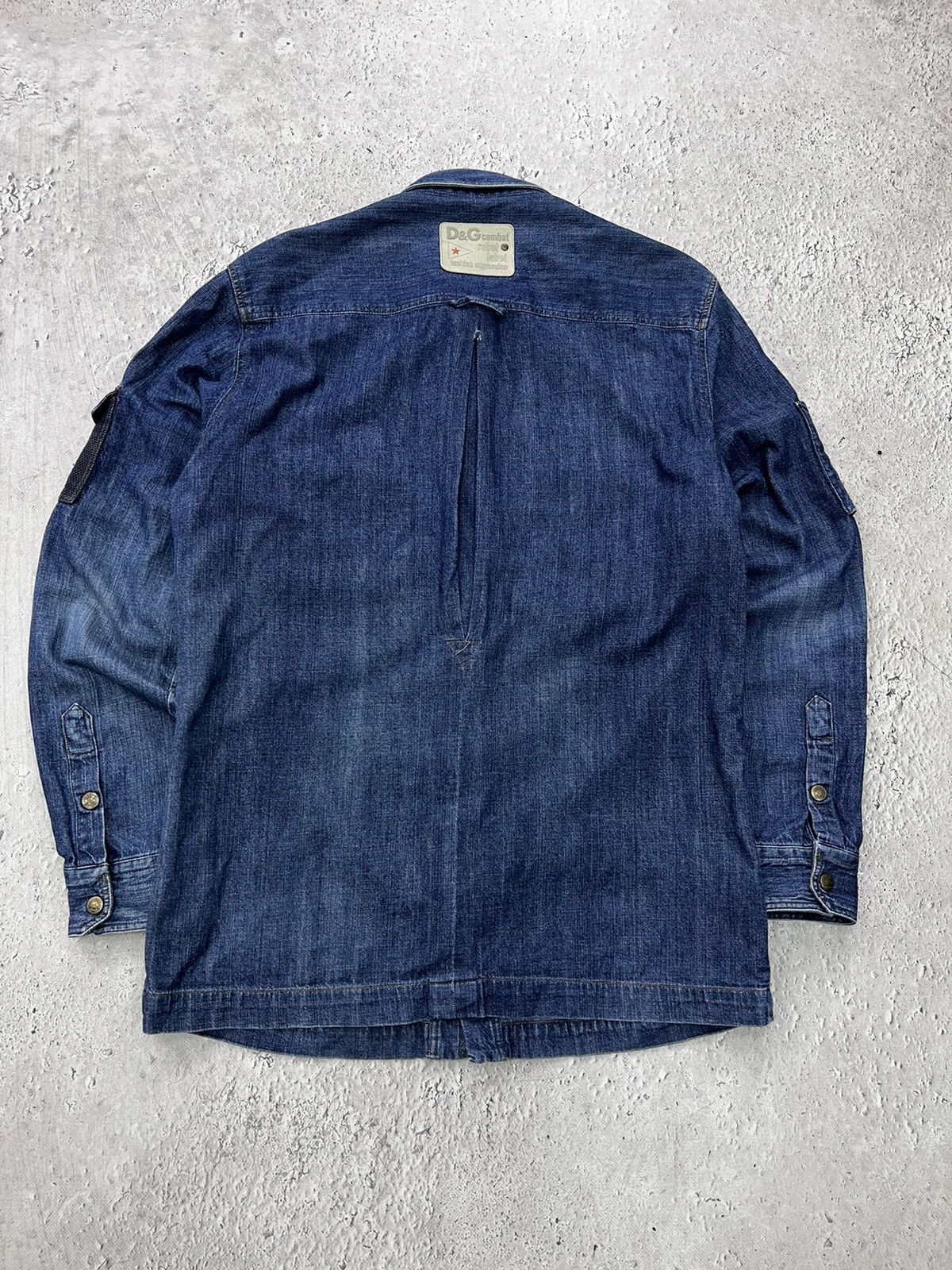 Dolce & Gabbana × Vintage Dolce & Gabbana Shirt denim with pockets Sleeve Shirt Size US L / EU 52-54 / 3 - 10 Thumbnail