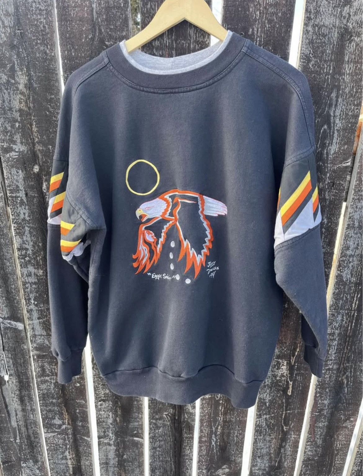 Vintage Vintage 1994 Eagle Crewneck Size US L / EU 52-54 / 3 - 1 Thumbnail