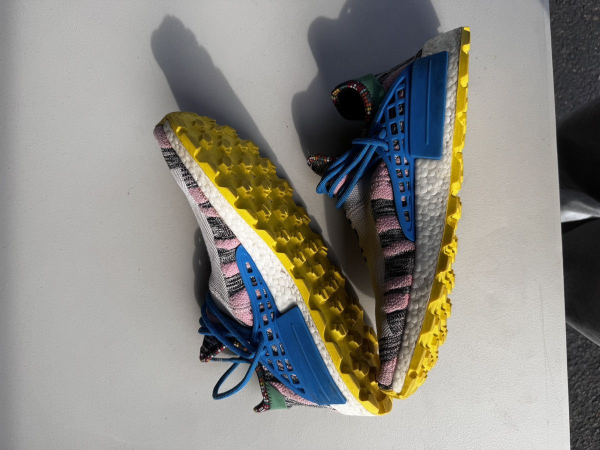 Adidas × Pharrell Pharrell x Adidas NMD Human Race Trail ‘solar pack’ Size US 12 / EU 45 - 3 Thumbnail