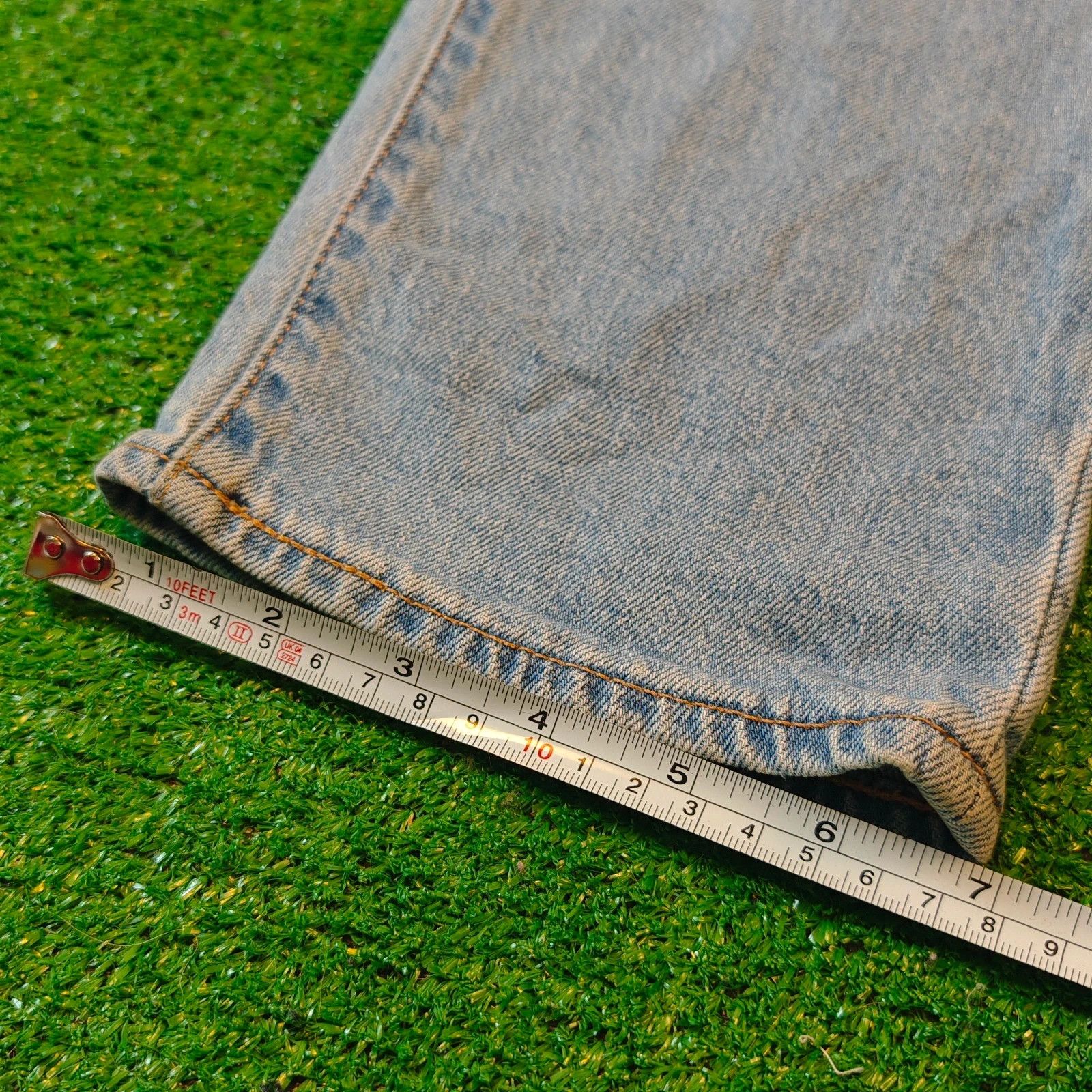 Levi's Levi's 502 Jeans Mens 29x32 Blue straight drip y2k Size US 29 - 10 Thumbnail