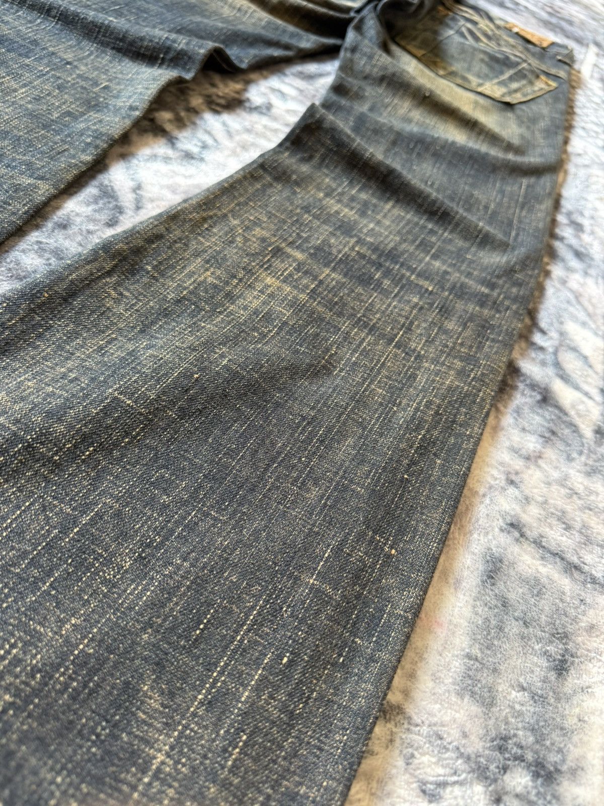 GOSTAR DE FUGA × Hysteric Glamour × Japanese Brand Drive Jeans Japan Mud Wash Low Rise Flared Jeans Size US 26 / EU 42 - 18 Thumbnail