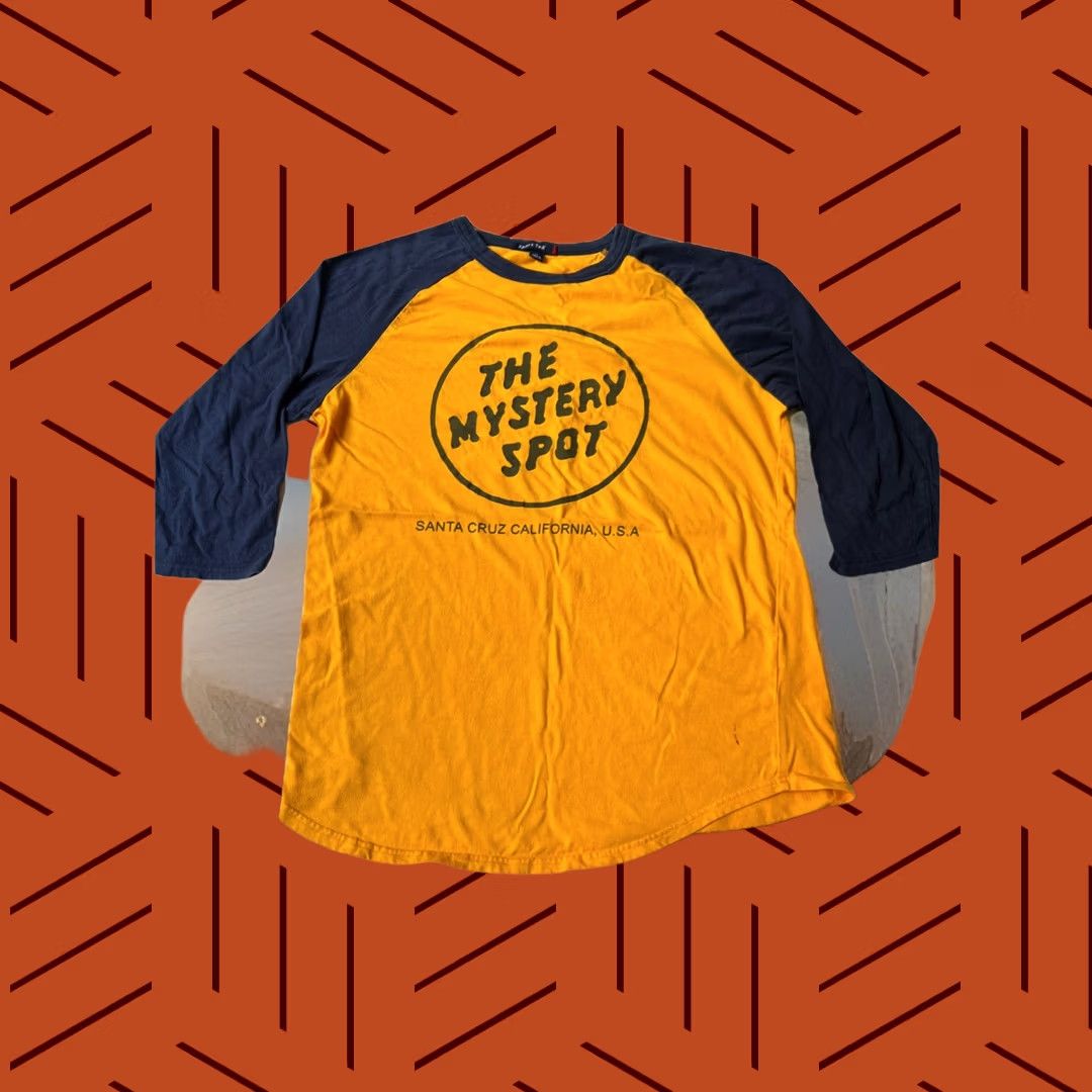 Vintage VINTAGE Santa Cruz California Logo Raglan SHIRT Yellow Medium Mens Limited Edition Size US M / EU 48-50 / 2 - 1 Thumbnail