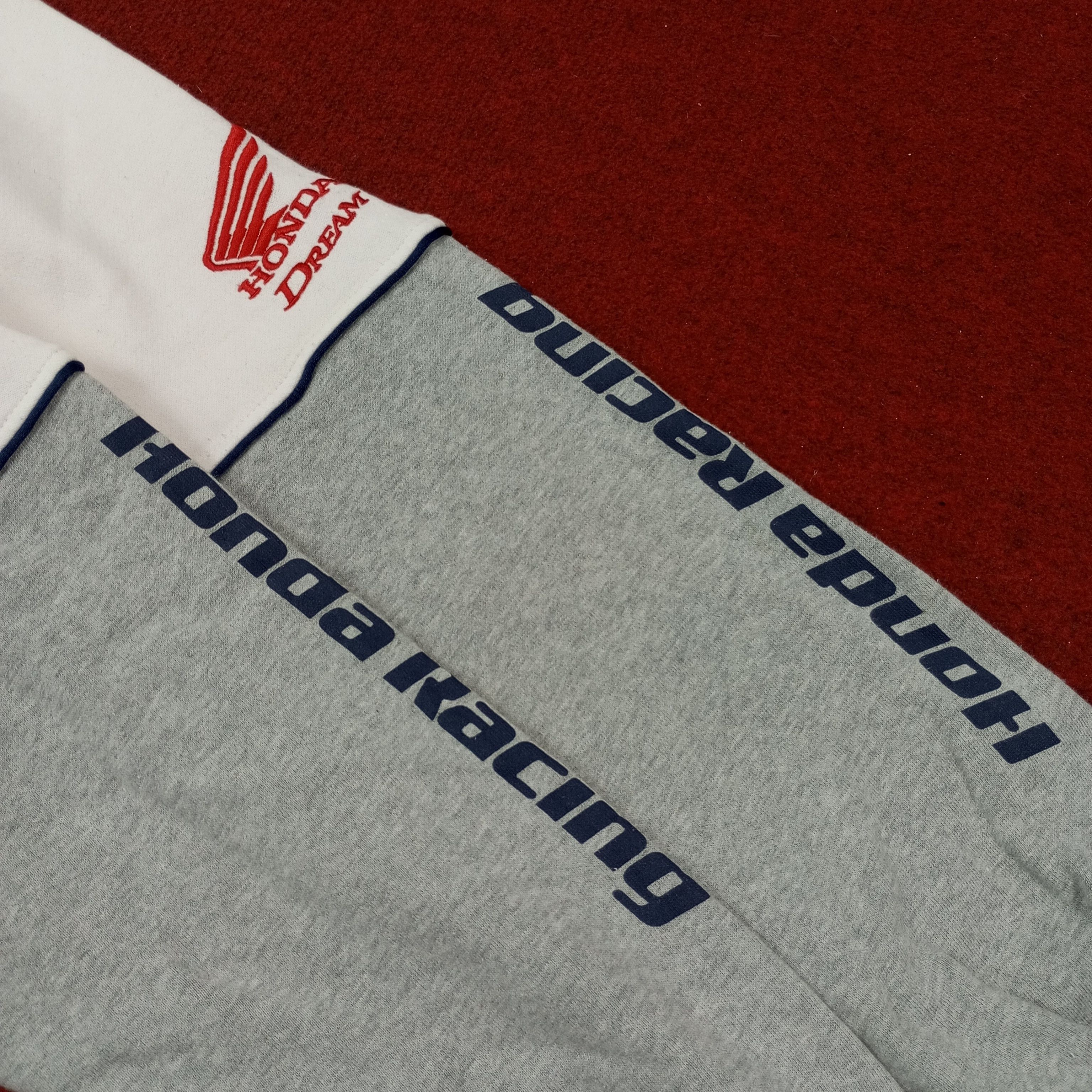 Honda × Vintage Honda Dream Racing Japanese Brand Sweatshirt c220n16 Size US M / EU 48-50 / 2 - 6 Thumbnail