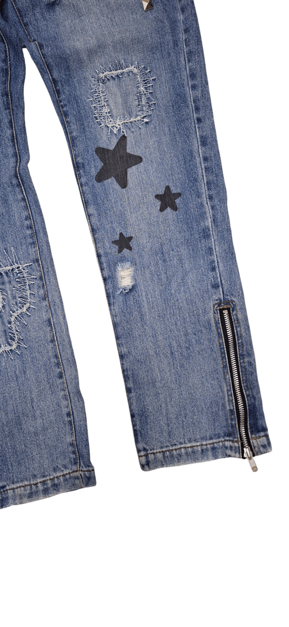 Seditionaries Hell Cats Punk Spikes Distressed Seditionaries Zipper Leg Size 32" / US 10 / IT 46 - 4 Thumbnail