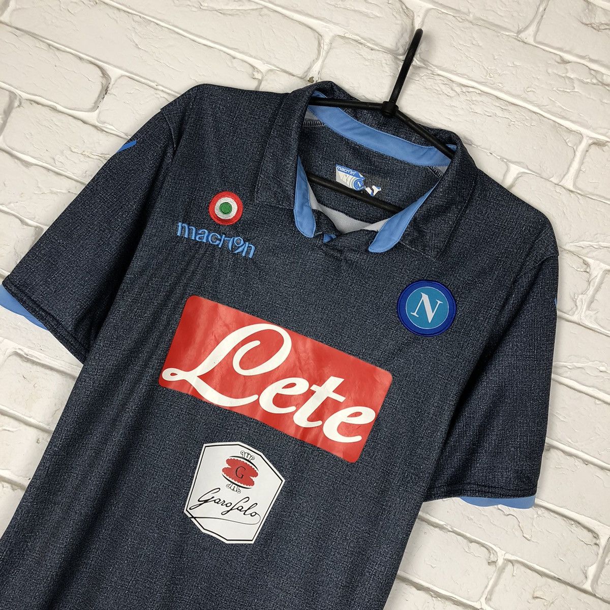 Macron Napoli Mertens 2014 2015 away jersey Size US M / EU 48-50 / 2 - 3 Thumbnail