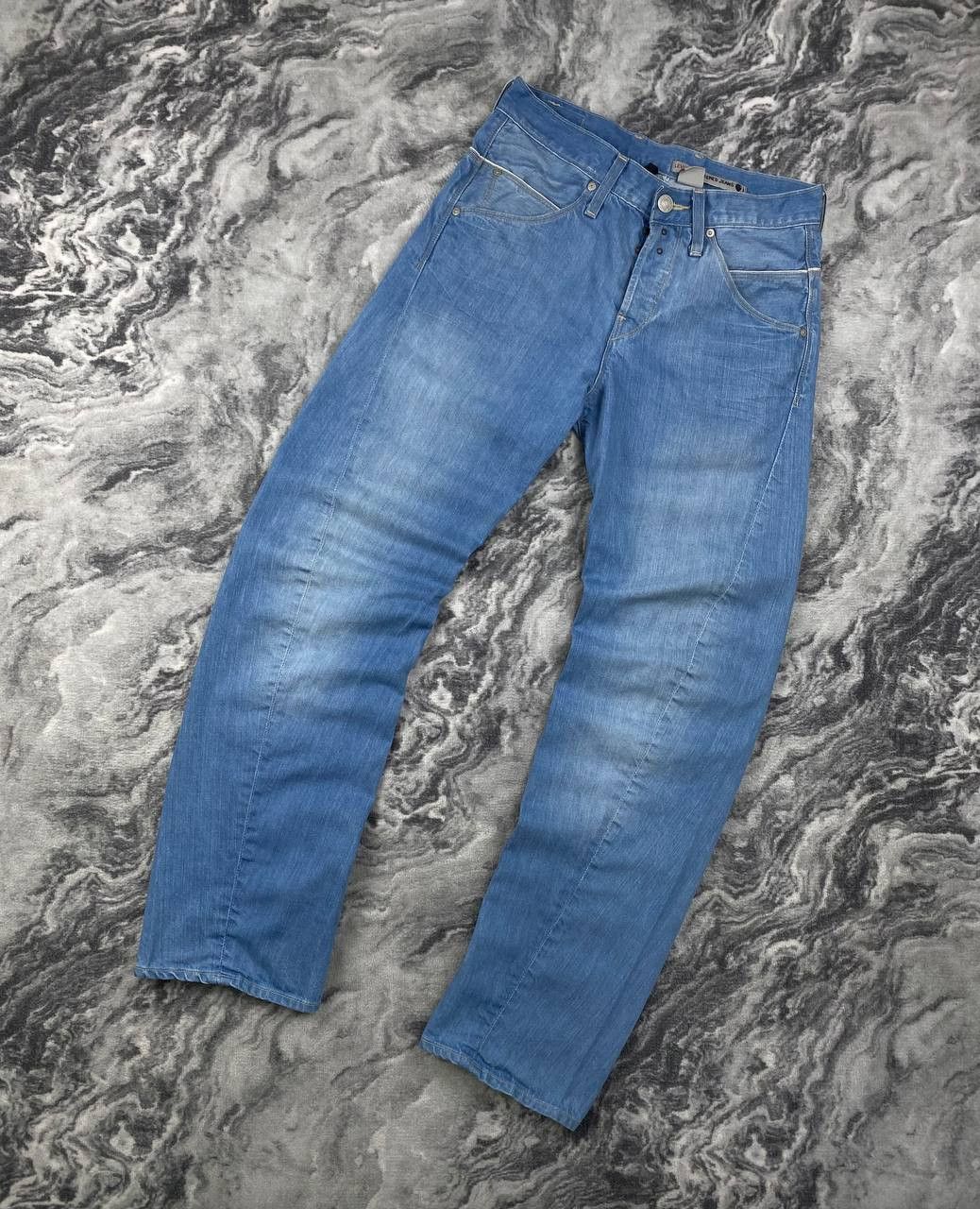 Levi's Vintage Levi’s Engineered Twisted Seams Cinch Denim Jeans Size US 29 - 2 Thumbnail