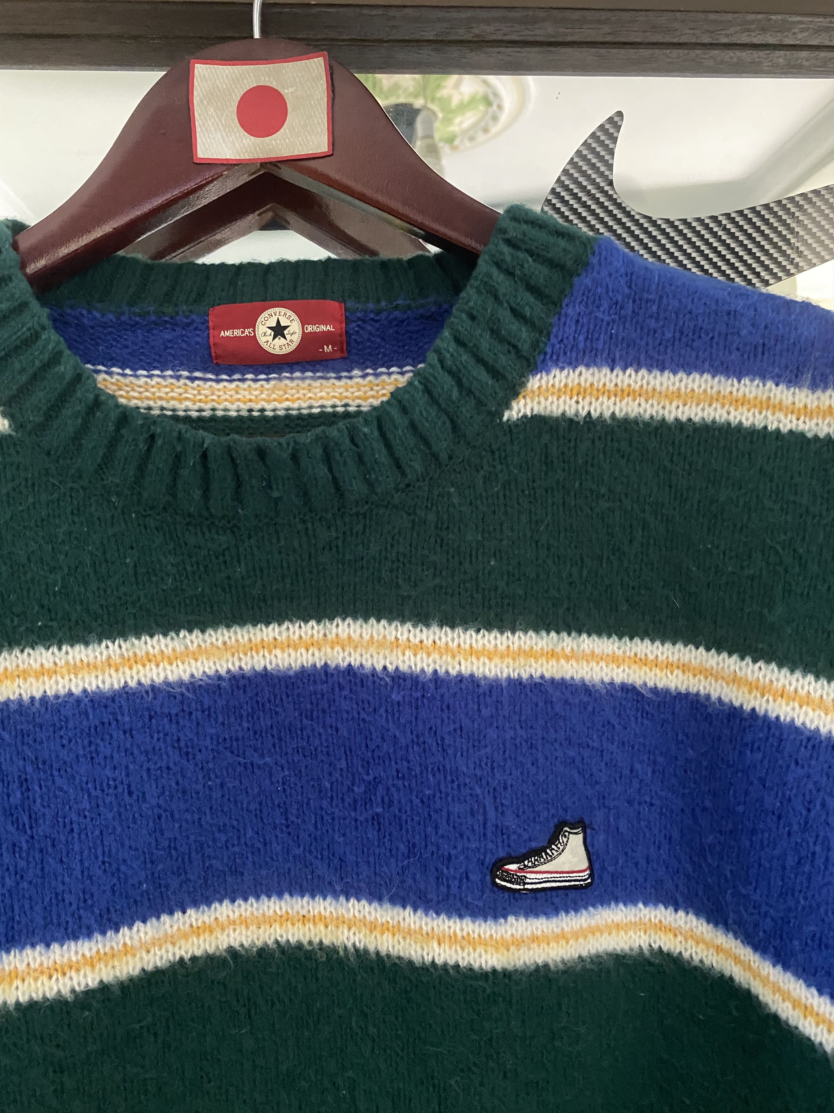 Converse Vintage Converse Knitwear M/L Size Sweater Size US M / EU 48-50 / 2 - 2 Thumbnail