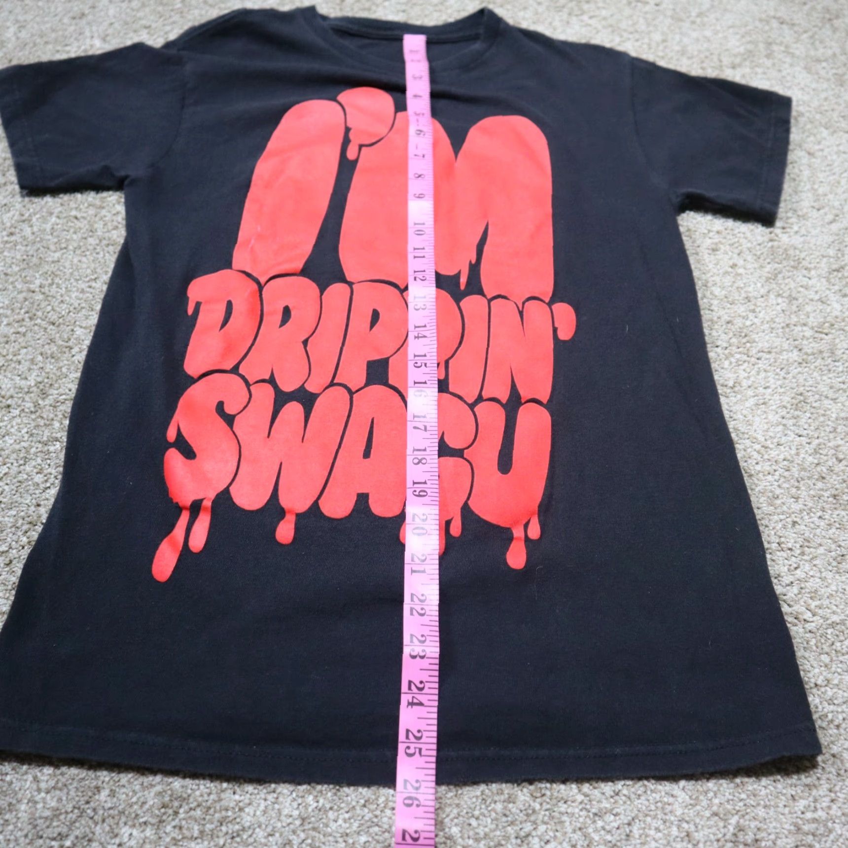 Vintage I'm Drippin' Swag Tee Black Men's Size S Small T-Shirt Crew Neck Short Sleeve Graphic Tee sample? Size US S / EU 44-46 / 1 - 4 Thumbnail