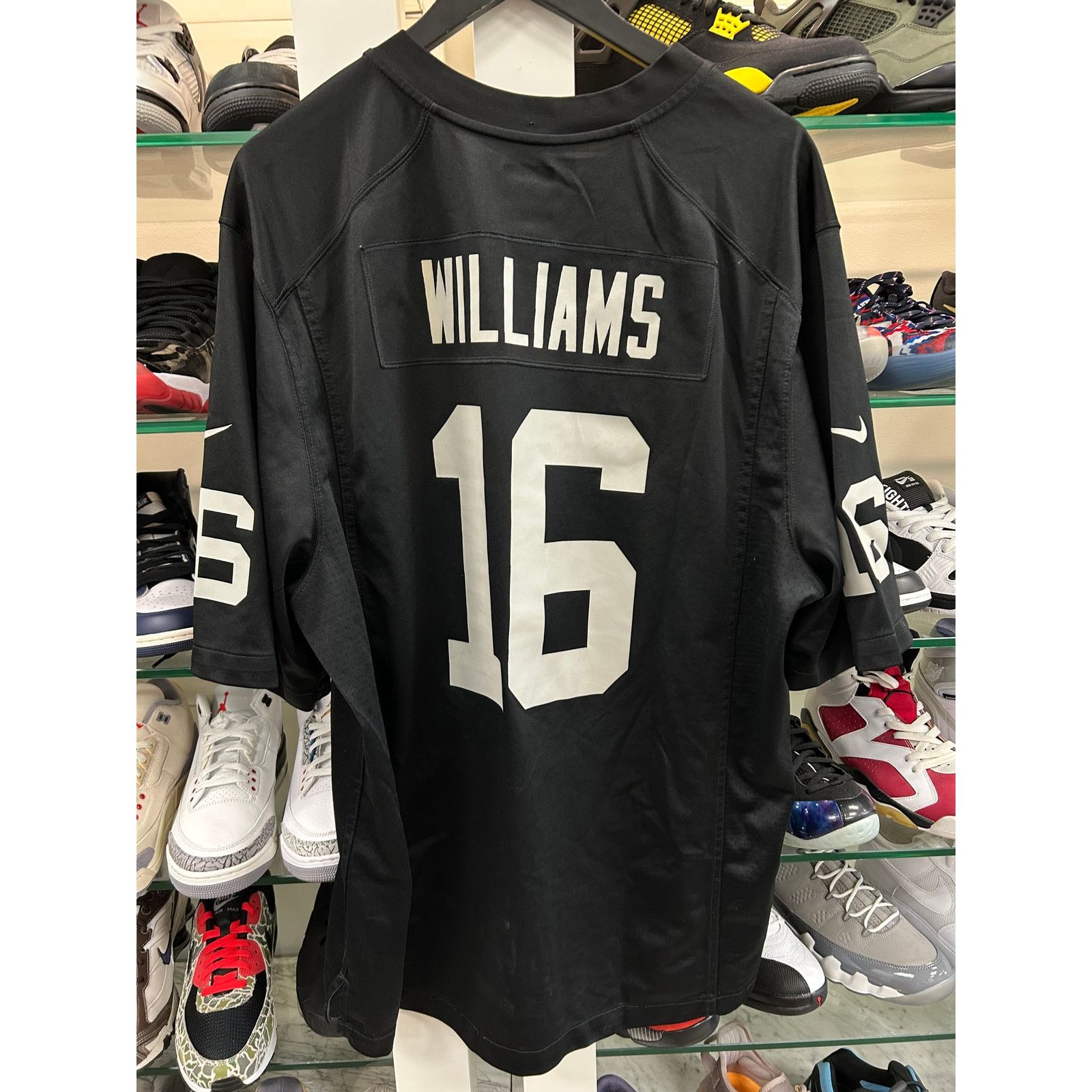 Nike Las Vegas Raiders #16 WILLIAMS NFL Football Jersey 2XL XXL Size US XXL / EU 58 / 5 - 2 Thumbnail