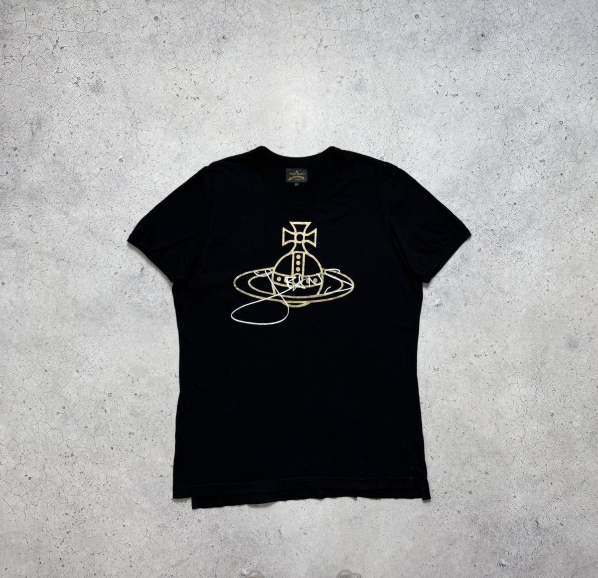 Vivienne Westwood Vivienne Westwood Anglomania Luxury Vintage T-Shirt Big Logo Size US XL / EU 56 / 4 - 1 Thumbnail