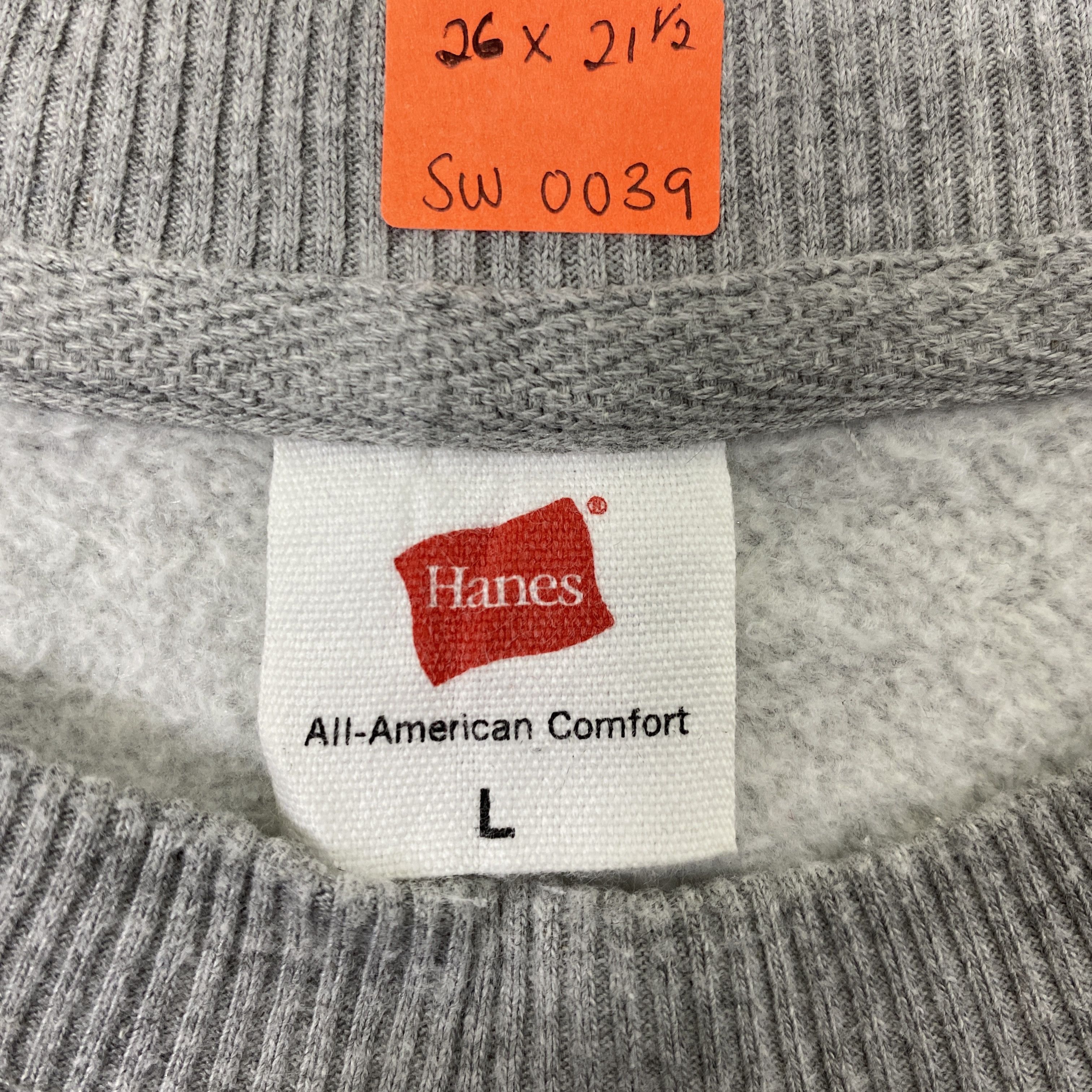 Hanes Vintage Hanes All American Comfort Sweatshirt Boxy-SW039 Size US L / EU 52-54 / 3 - 3 Thumbnail
