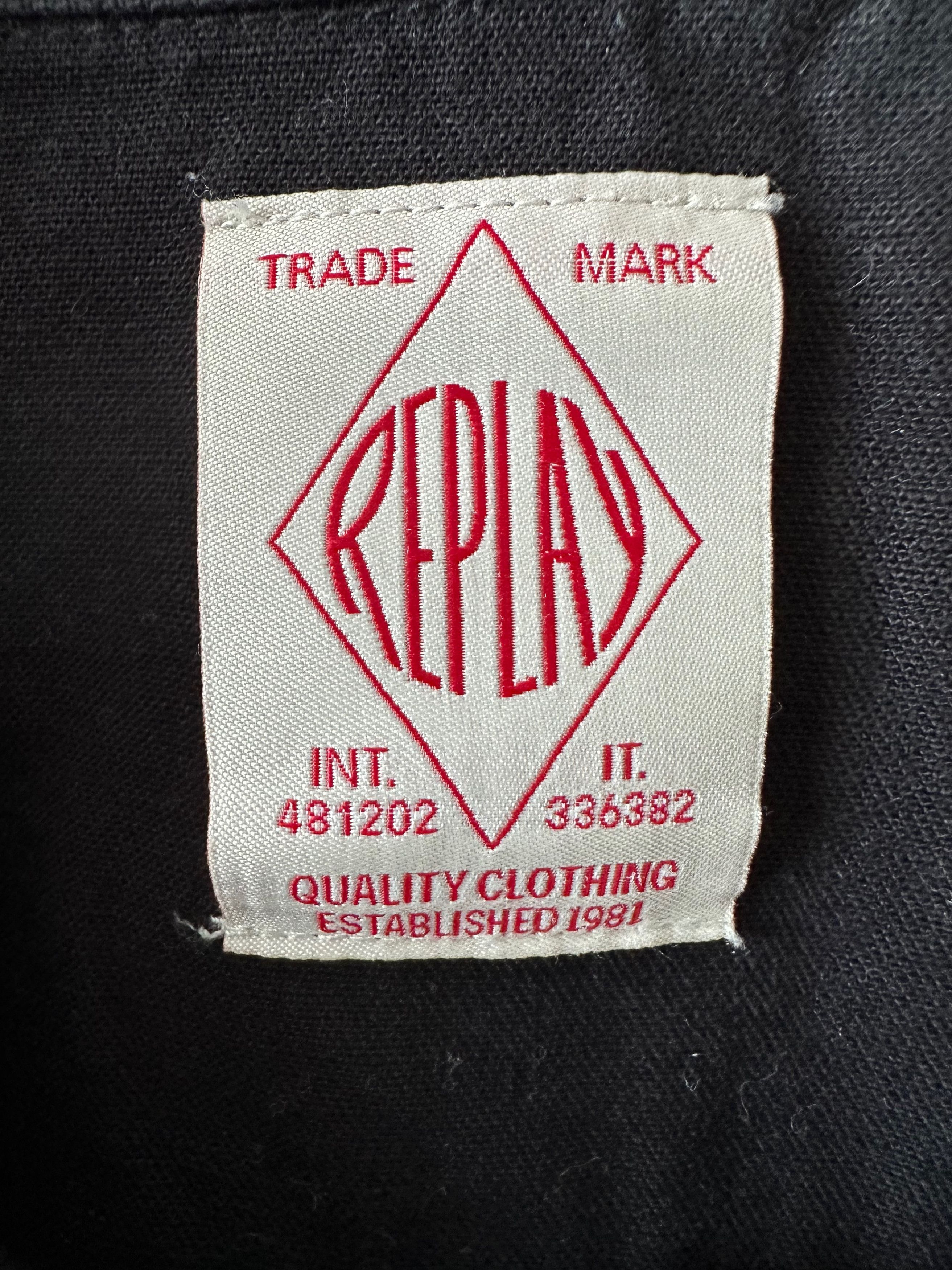 Replay Replay black denim snap button shirt Size US M / EU 48-50 / 2 - 4 Thumbnail