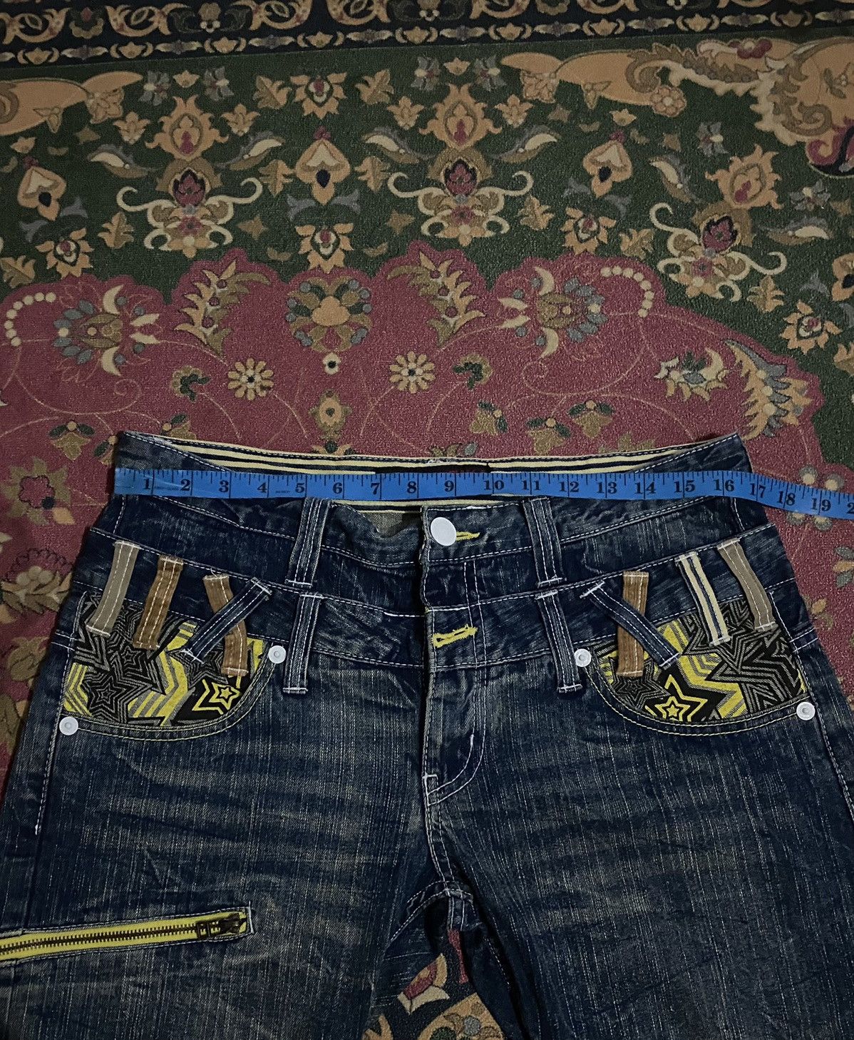 Hysteric Glamour Vintage Jack Serika Double Waist Lightning Style Size US 33 - 14 Thumbnail