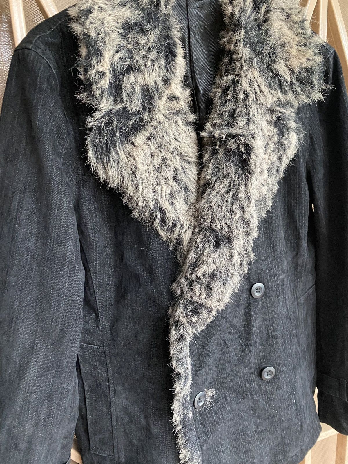 If Six Was Nine Japanese Fur Jacket Ifsixwasnine Vkei Styled Size US M / EU 48-50 / 2 - 3 Thumbnail