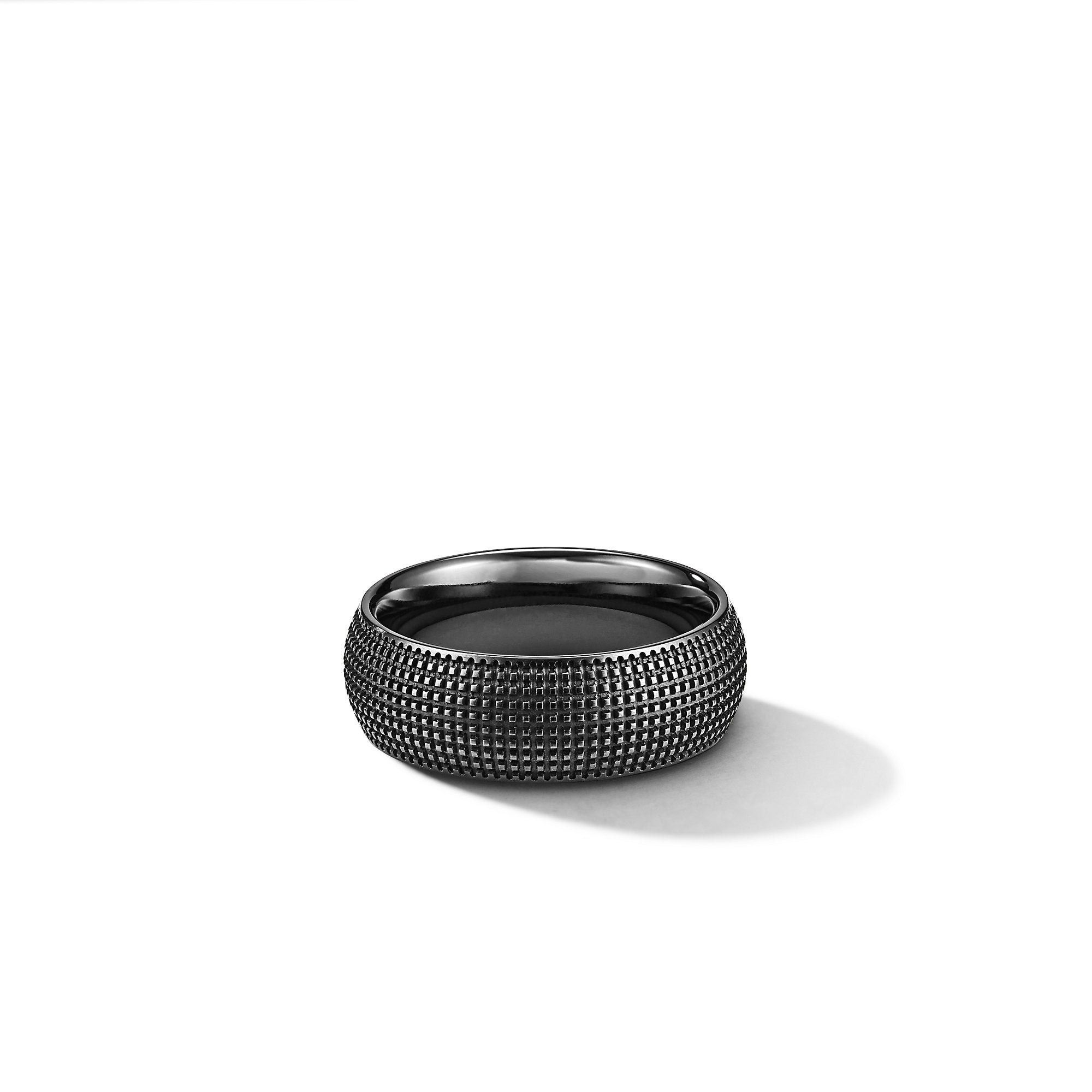 David Yurman o1w1db10526 R05739M/Size 7/ Sky Band Ring in Black Size ONE SIZE - 1 Thumbnail