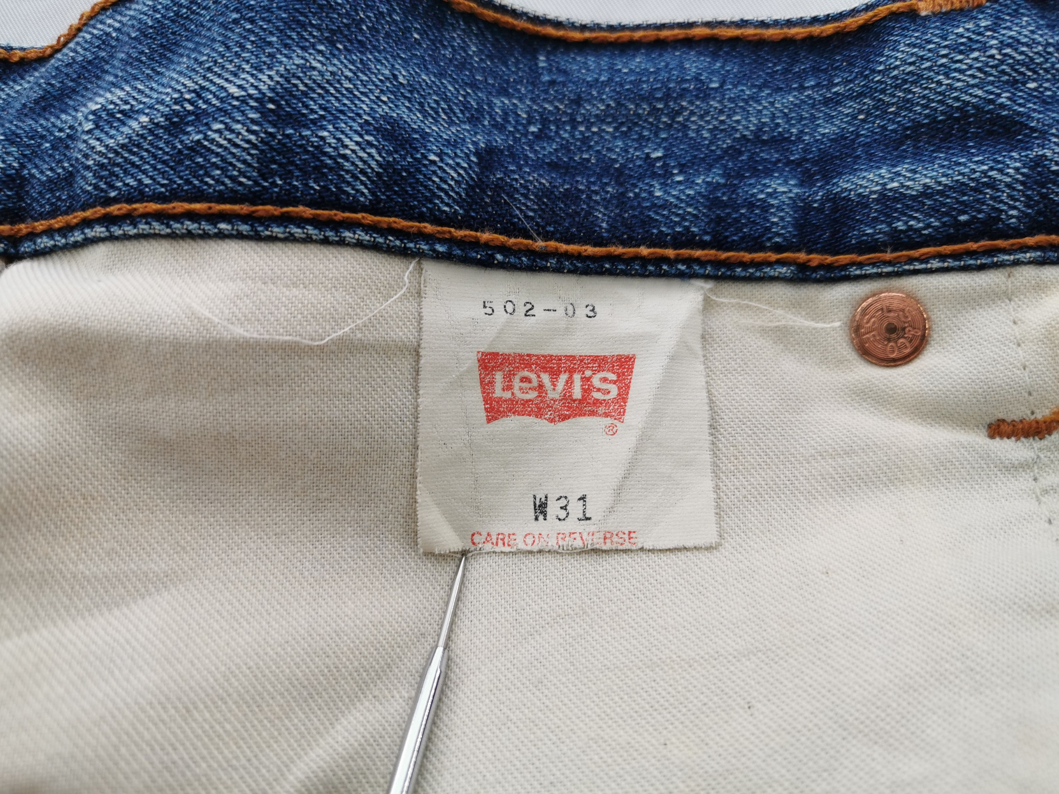 Levi's Distressed Vintage 90's Levis Lot 502 Denim Size 32/31x34 Size US 32 / EU 48 - 9 Thumbnail