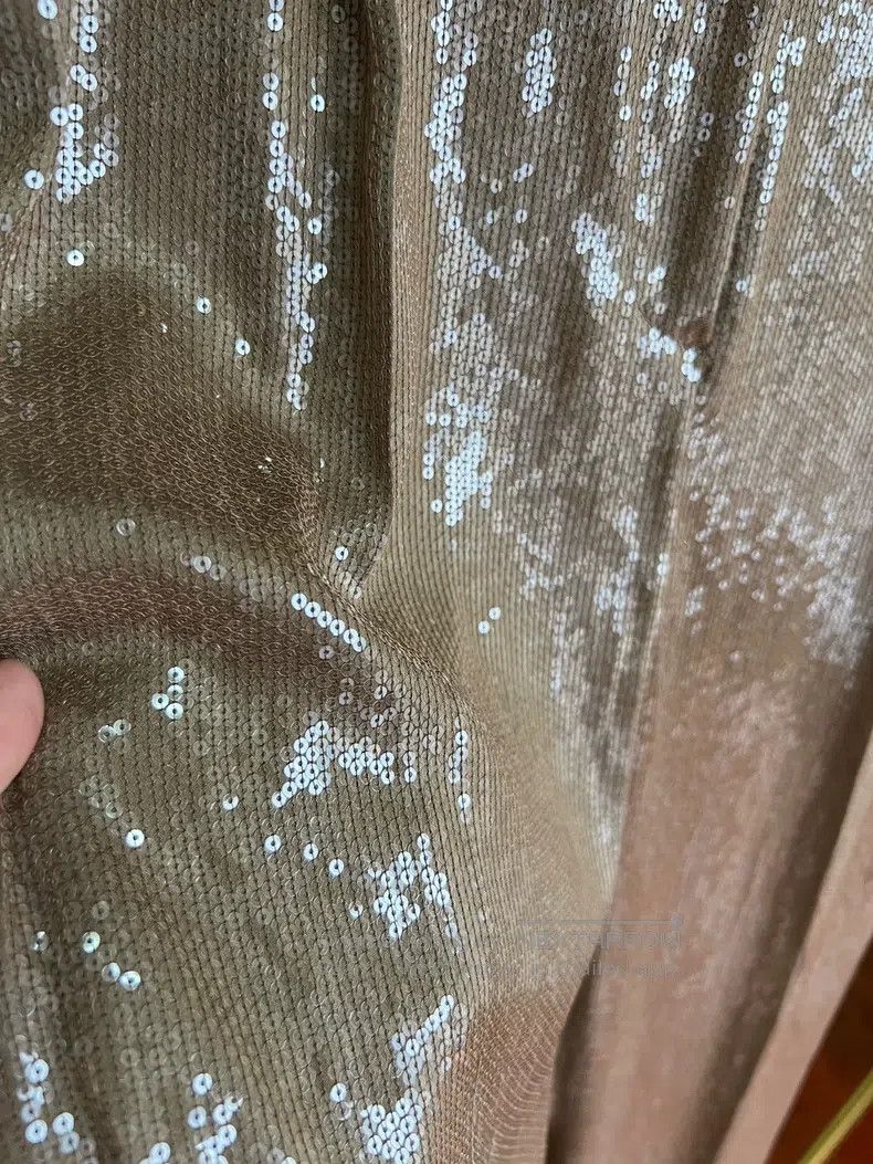 Brunello Cucinelli Brunello Cucinelli Full Glitter Wide Leg Pants Size 26" / US 2 / IT 38 - 4 Thumbnail
