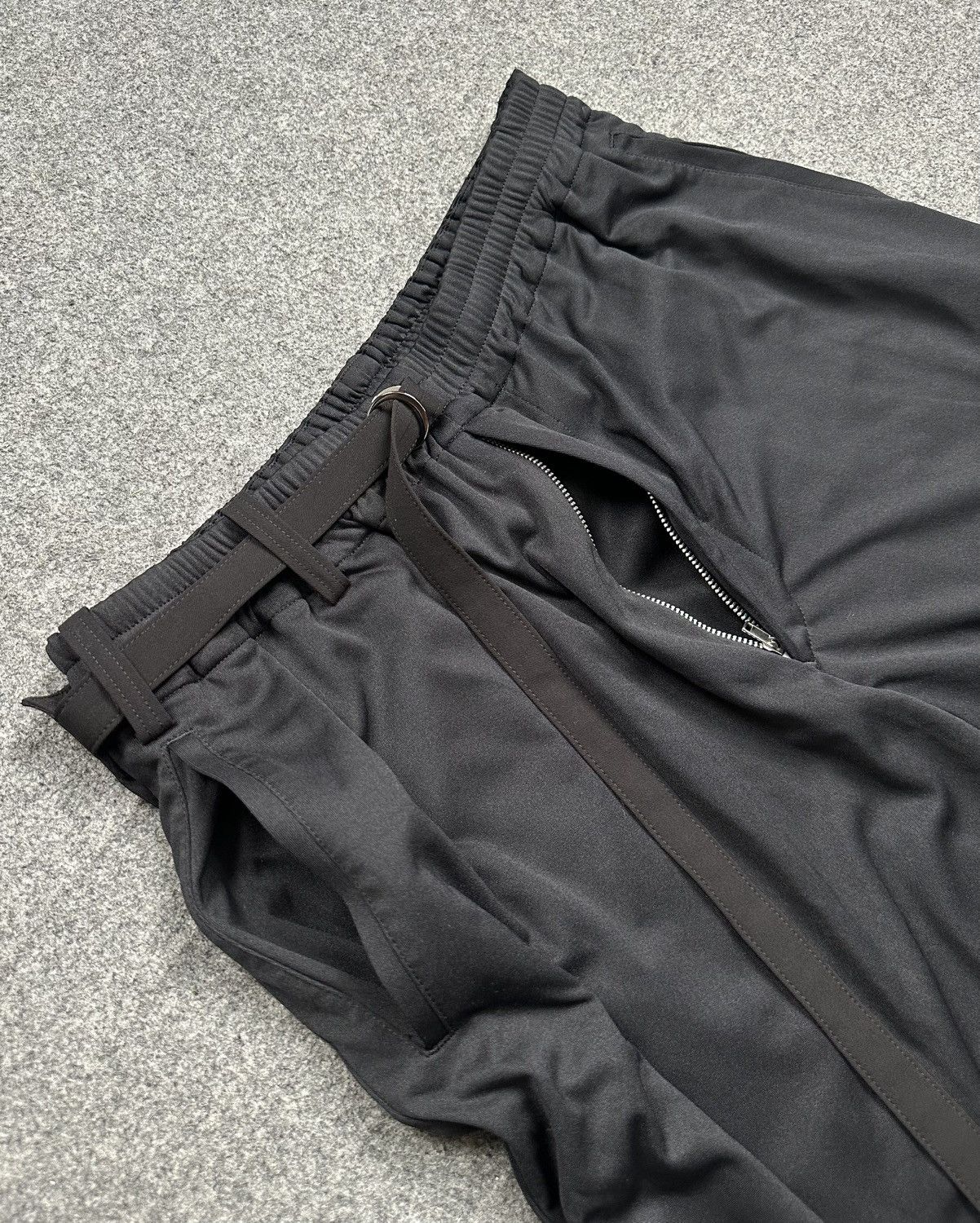 Yohji Yamamoto Yohji Yamamoto - S’YTE Thin Smooth Jersey Back Wrap Culottes Size US 31 - 6 Thumbnail