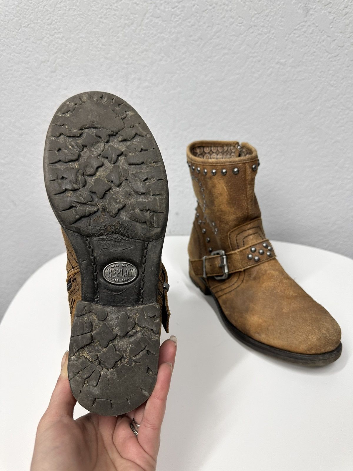 A.S.98 Vintage Leather Boots AS 98 Style Kapital Vibe Rick Owens Size US 7.5 / EU 40-41 - 10 Thumbnail