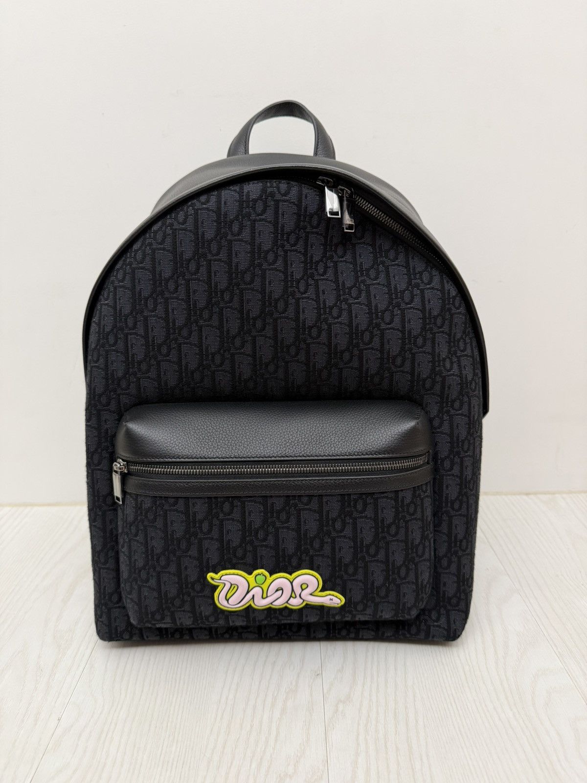 Dior × Kaws Dior X KAWS Rider 2.0 Zipped Backpack Black Size ONE SIZE - 5 Thumbnail