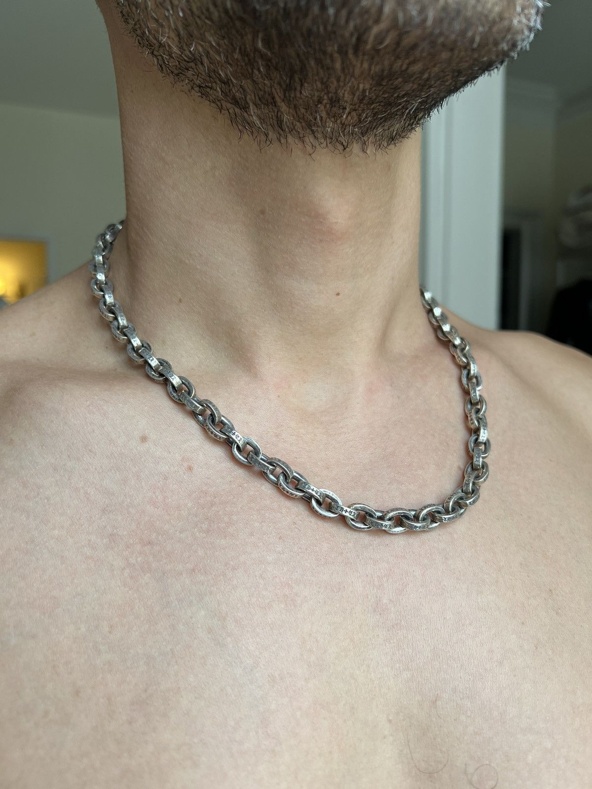 Chrome Hearts 2006 Chrome Hearts PAPER CHAIN necklace 925 Grailed