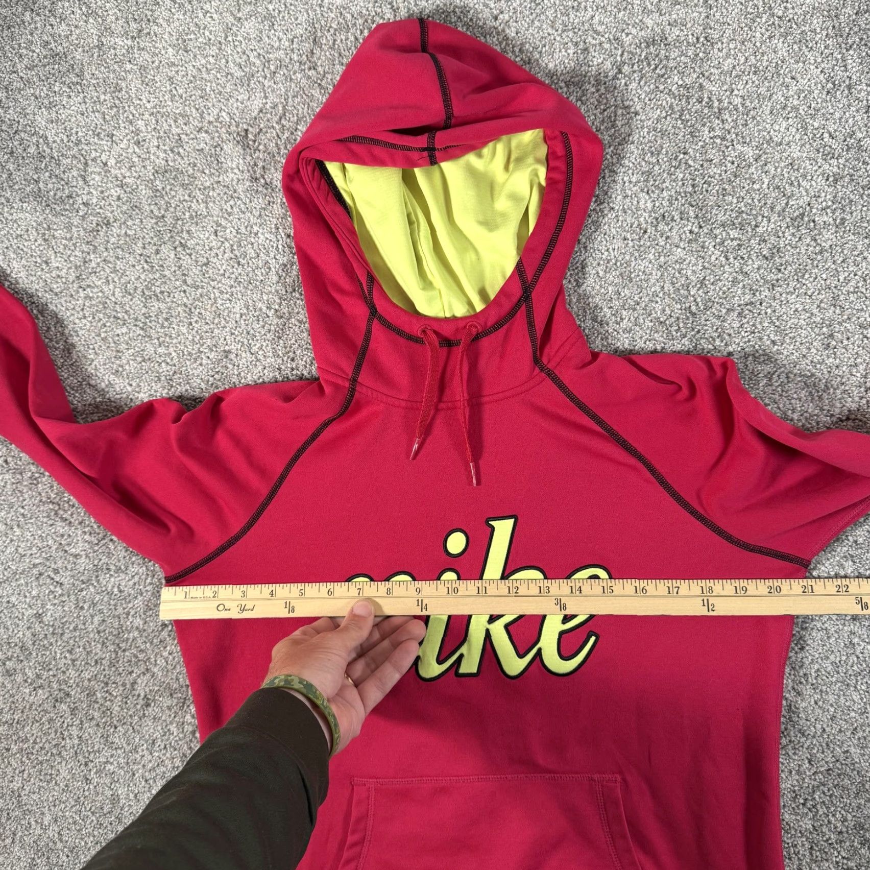 Nike VINTAGE Nike Hoodie M Therma-FIT Thumbholes Retro Sportswear Y2K Streetwear Frat Boy Size US M / EU 48-50 / 2 - 3 Thumbnail