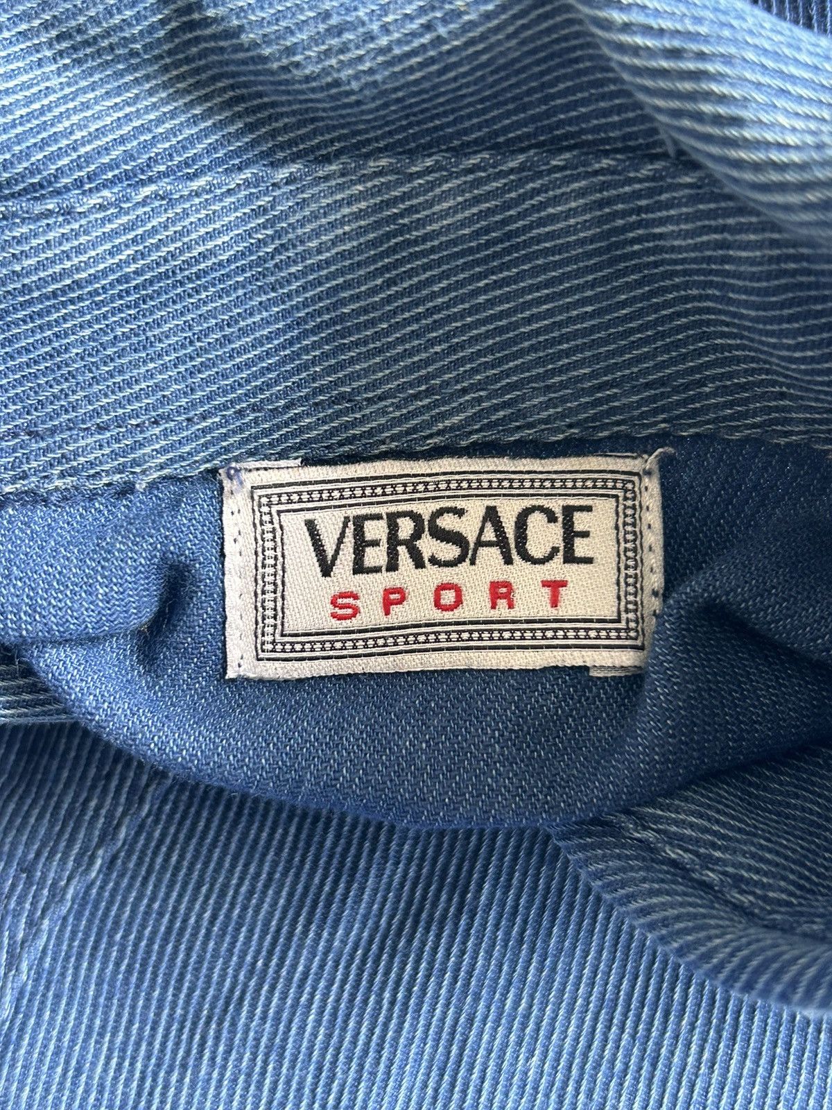 Versace Versace Double Pocket Denim Button Up Size US L / EU 52-54 / 3 - 4 Thumbnail