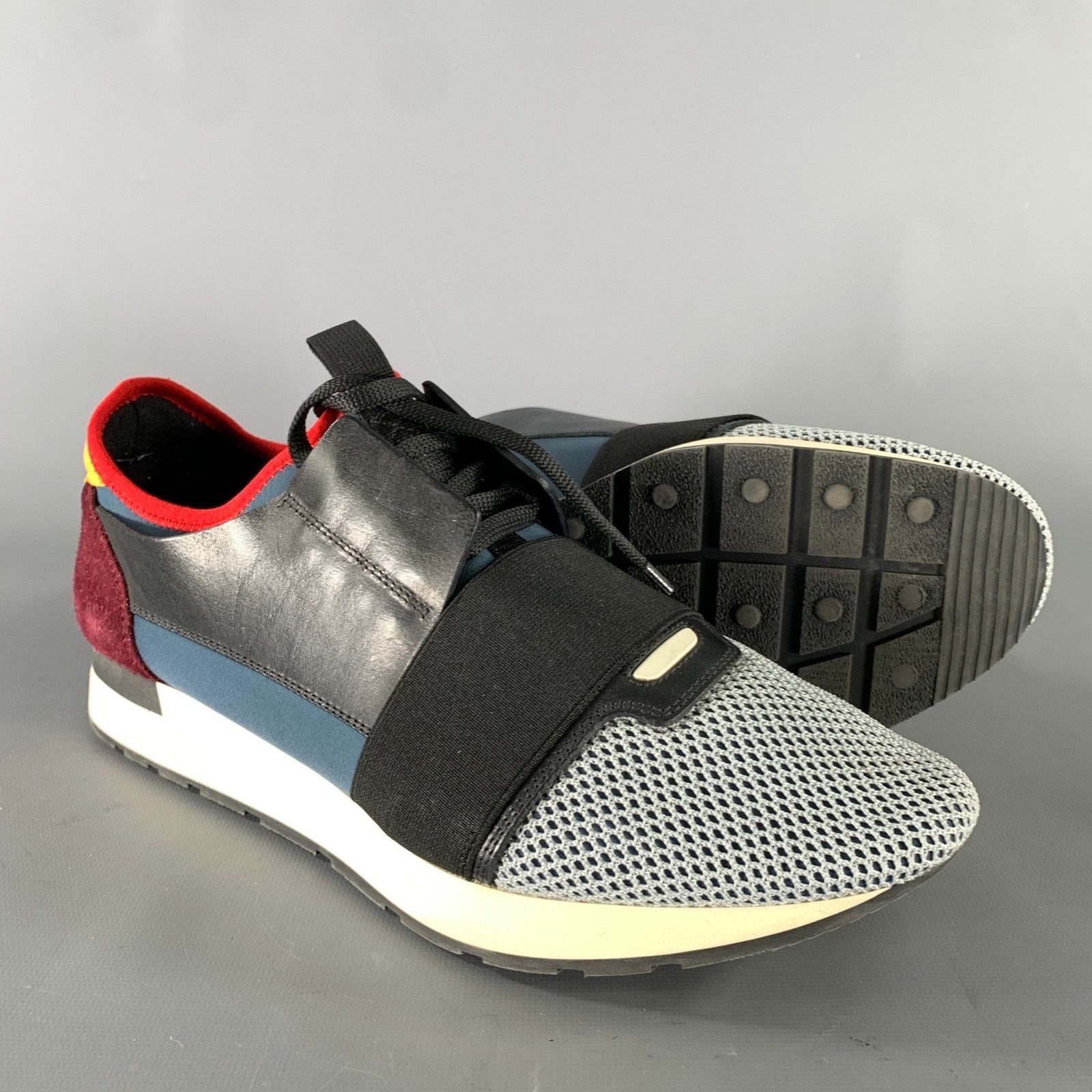 Balenciaga BALENCIAGA Sz 10 Black Multi-Color Mixed Fabrics Sneaker Size US 10 / EU 43 - 5 Thumbnail