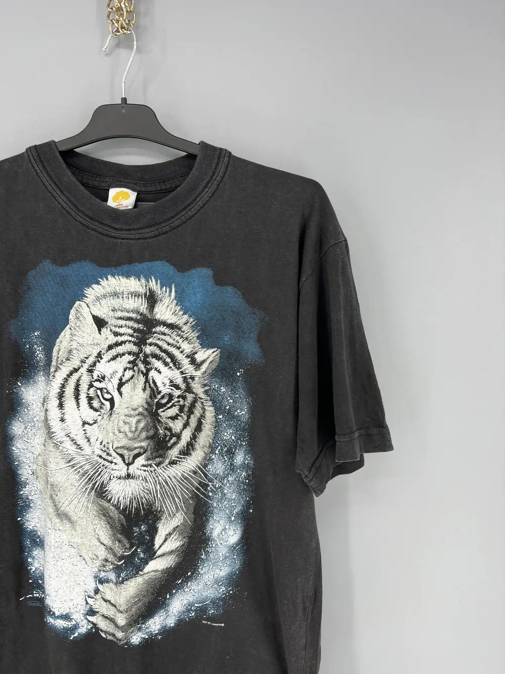 Other Vintage Y2K 90s Tiger Face Boxy Fit Tee Zip It London Size US L / EU 52-54 / 3 - 5 Thumbnail