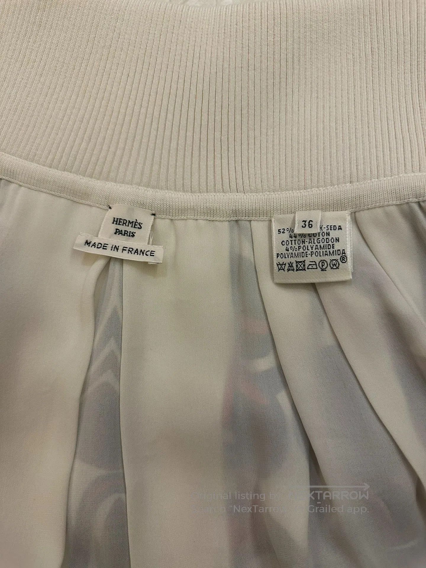 Hermes Hermes Printed Midi Skirt. Size US 34 / EU 50 - 2 Thumbnail