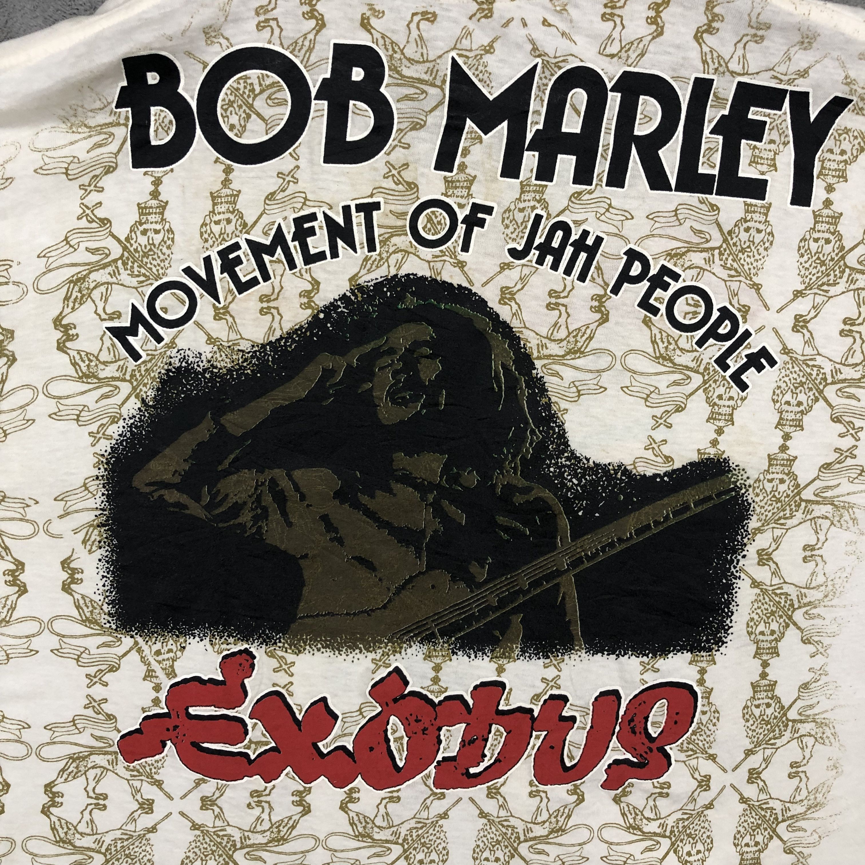 Band Tees Vintage Bob Marley Exodus T-shirt Reggae Jamaican Size US XL / EU 56 / 4 - 4 Thumbnail