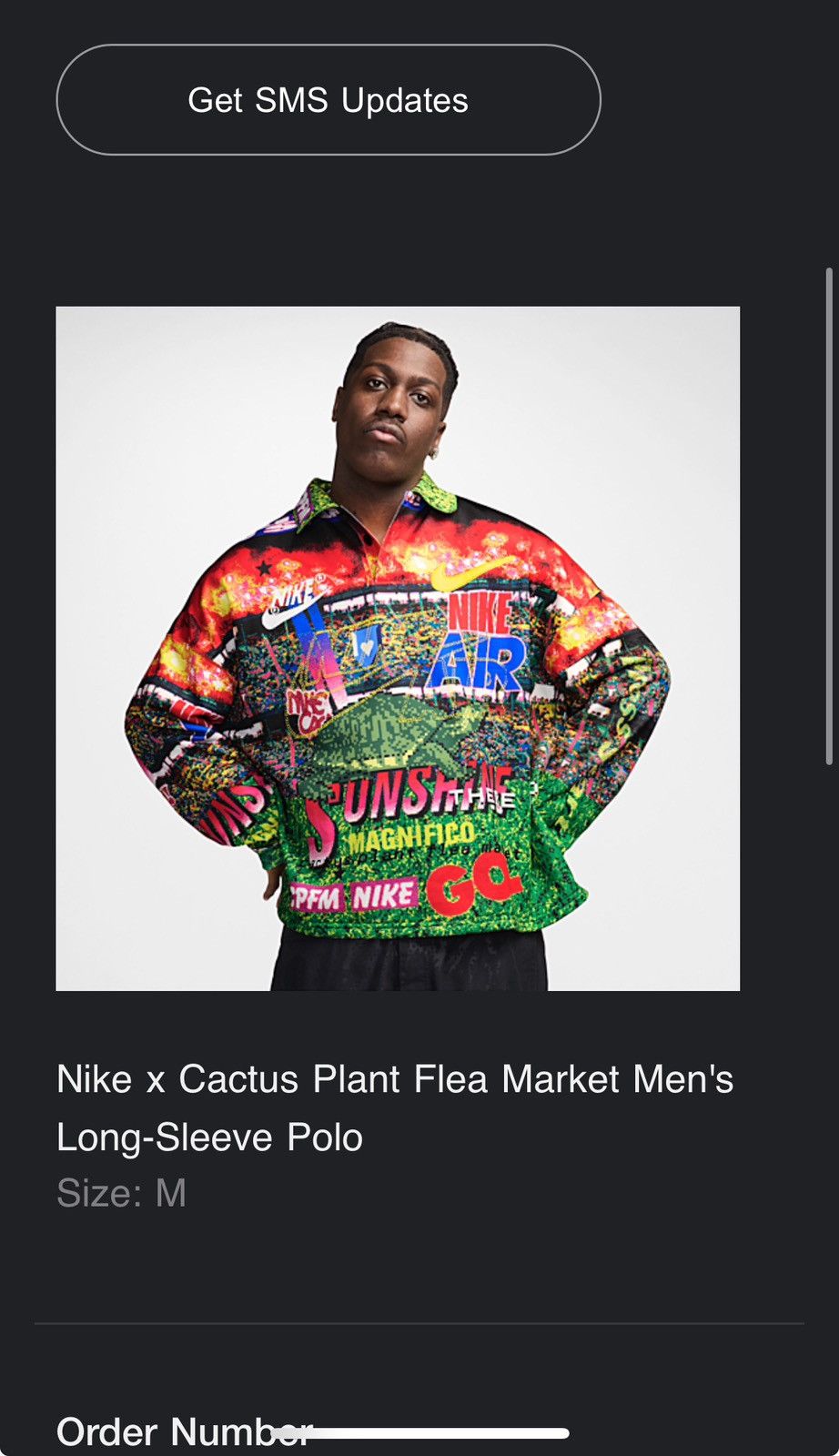 Cactus Plant Flea Market × Nike Jacquard Digi Field Long sleeve Polo Size US M / EU 48-50 / 2 - 7 Thumbnail