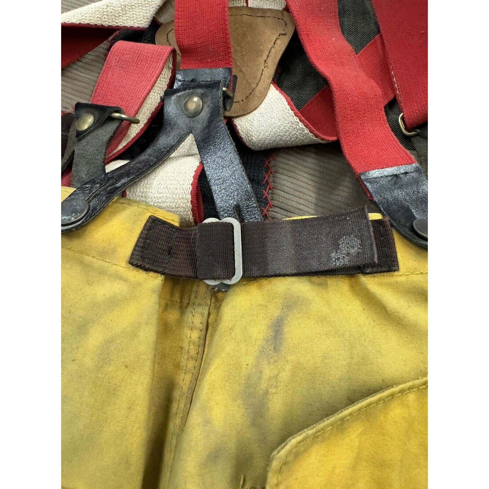 Other Vintage 1960s Faded Captain Fire Fighter Buckle back Mens L Size US L / EU 52-54 / 3 - 7 Thumbnail