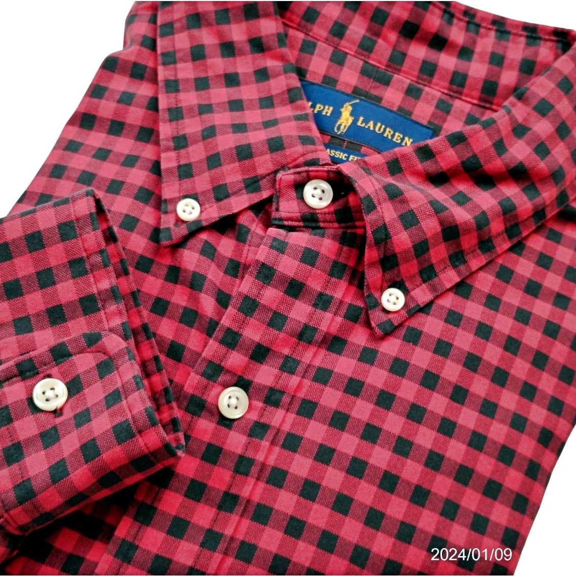 Ralph Lauren Ralph Lauren Buffalo Check Classic Fit LButton Down Shirt Size US L / EU 52-54 / 3 - 1 Thumbnail