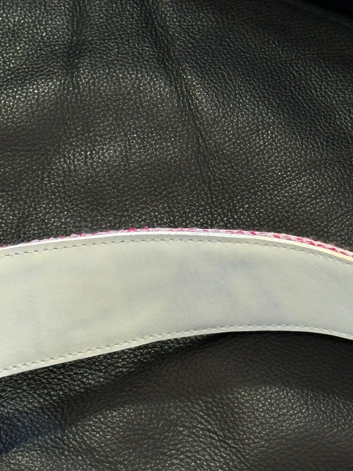 Chanel 2004 Chanel - Coco Interlocking Canvas/Leather CC Belt Size 32 - 9 Thumbnail